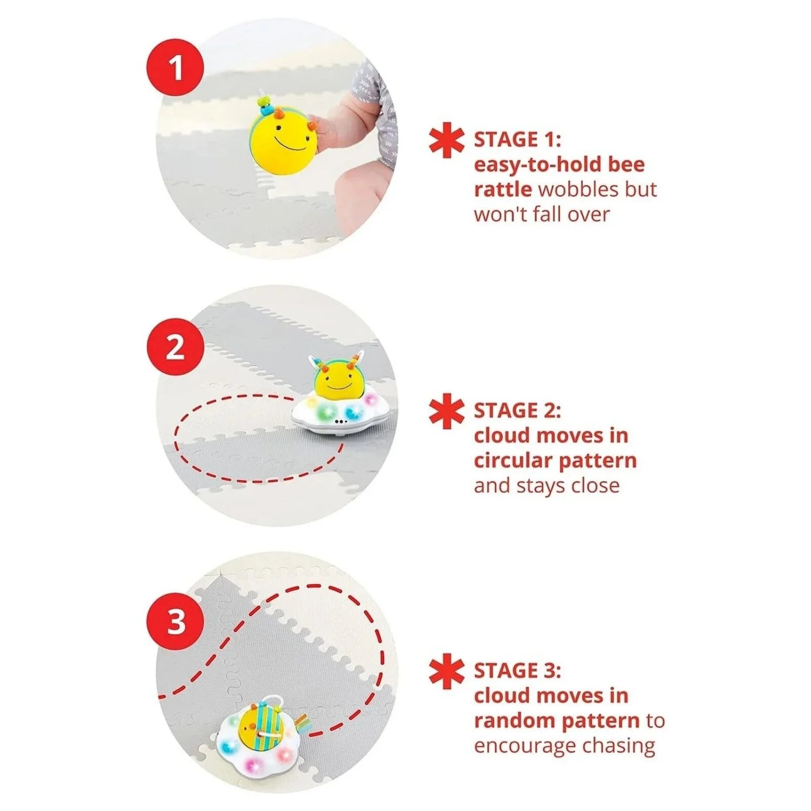 Skip Hop Explore & More Follow - Bee Crawl Toy - ebebek - Black Friday