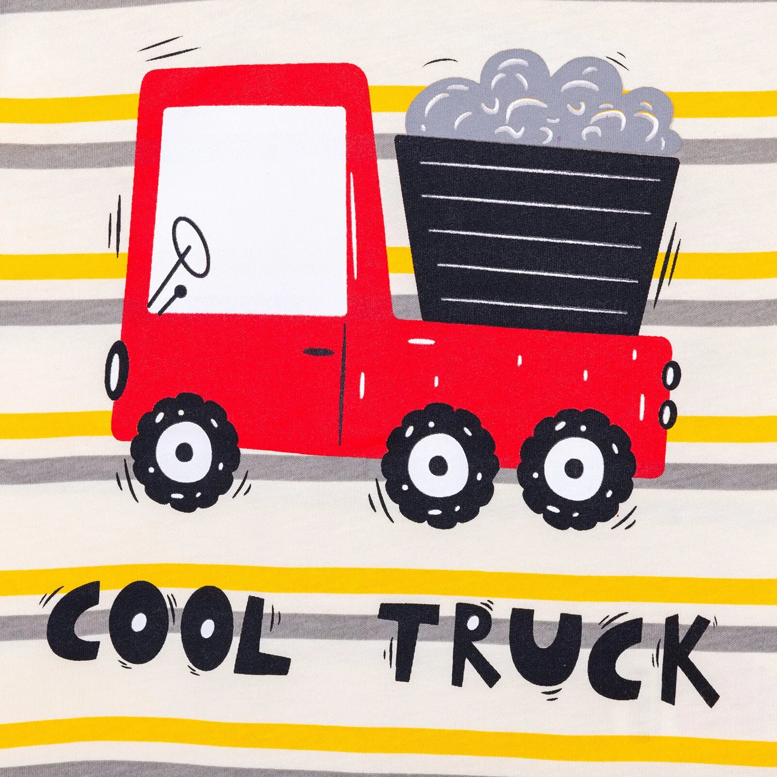 HelloBaby Cars&Roads Truck Printed Boy Tshirt - Anthracite - ebebek - Black Friday