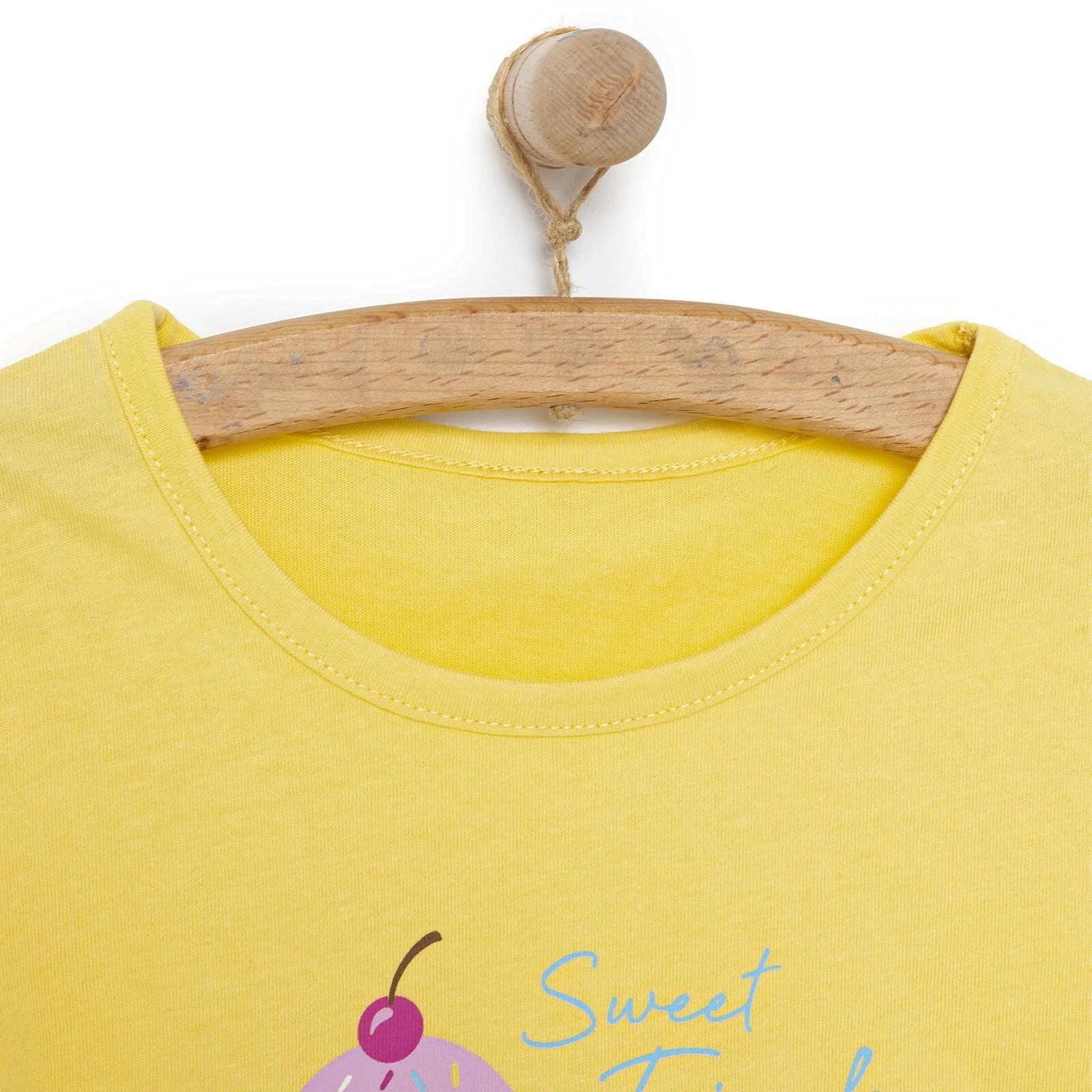 HelloBaby Basic Ice Cream Printed Tshirt - Yellow - ebebek - Black Friday