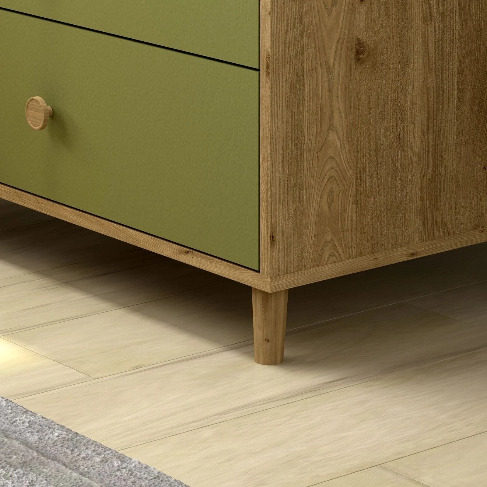 Shefa Kids 890 Changing Dresser - Pistachio Green - ebebek - Black Friday