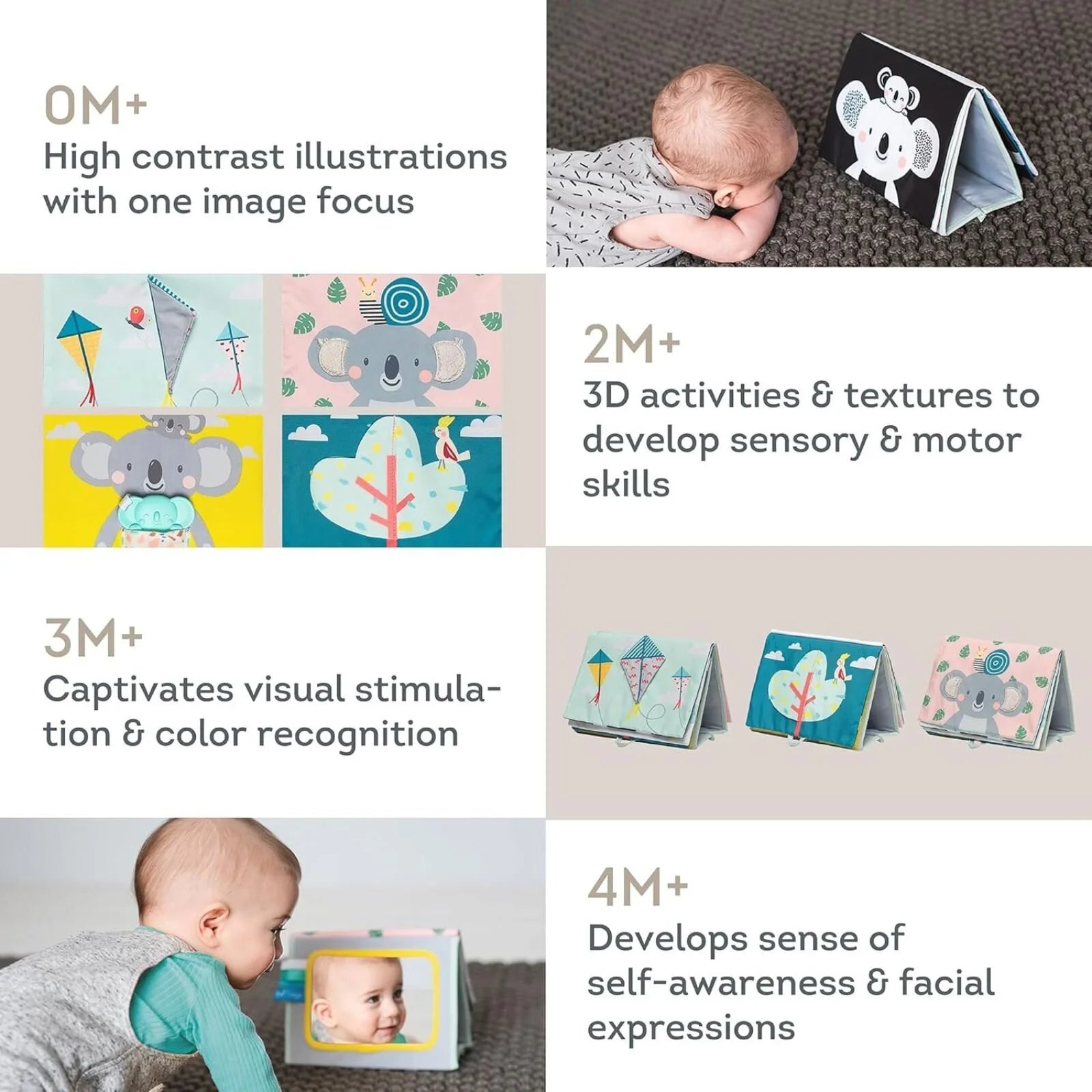 Taf Toys Kimmy Koala Tummy Time Book - Taf Toys - ebebek