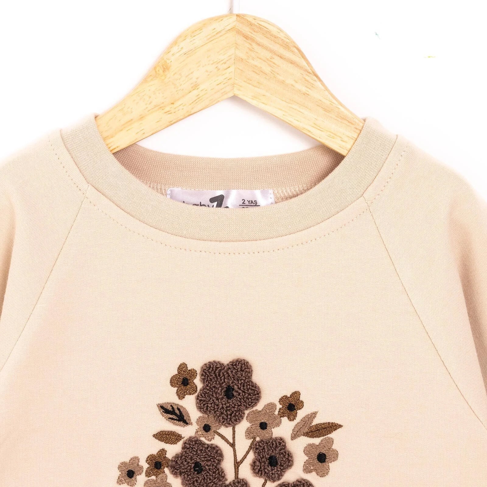 BabyZ Pretty Girl Girl Sweatshirt - Beige - ebebek - Black Friday