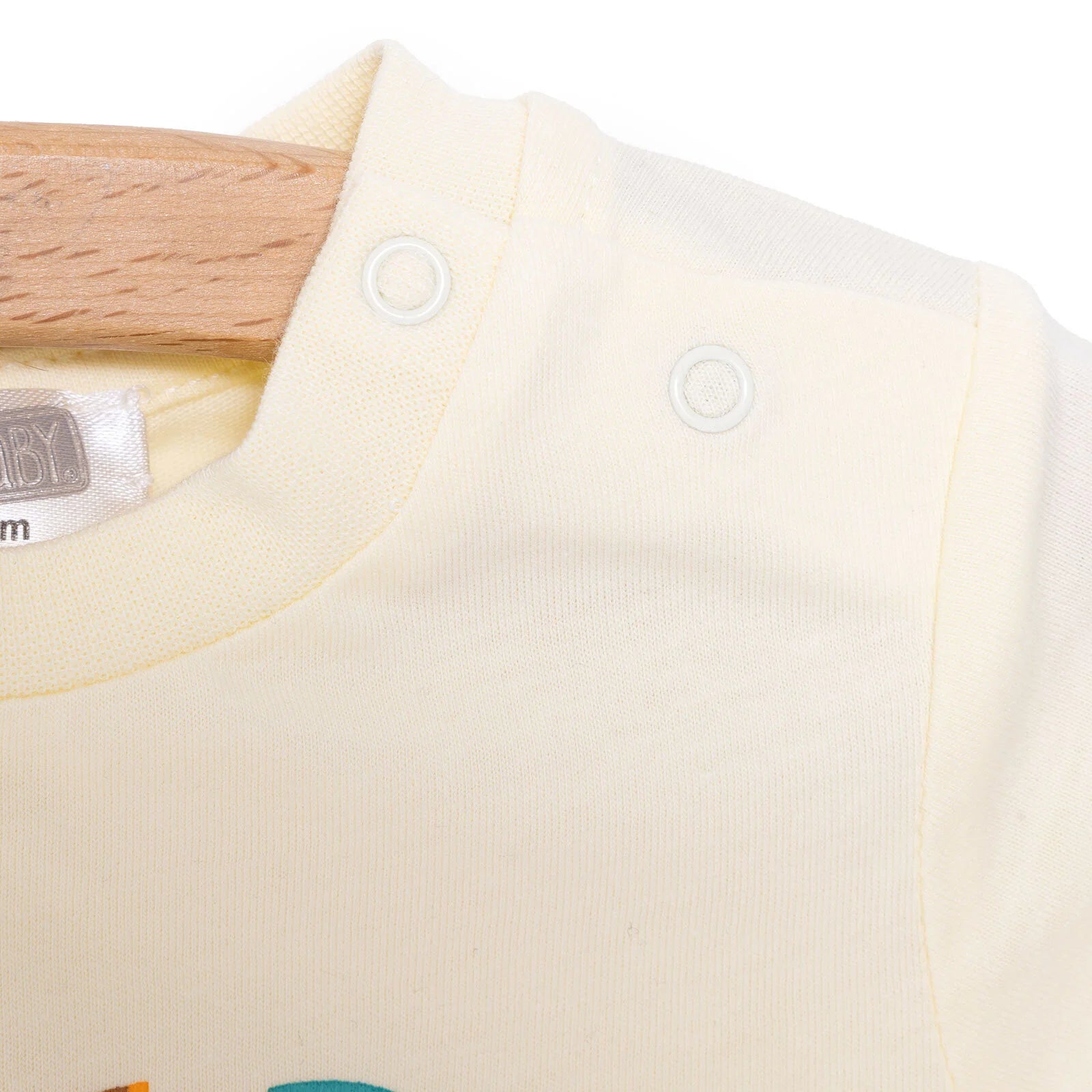 HelloBaby Basic Boy Lion Printed Tshirt - Light Yellow - ebebek - Black Friday