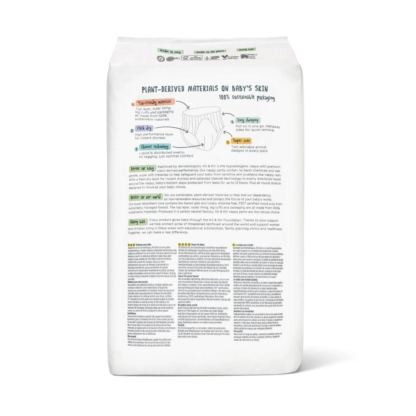 Kit & Kin Pull - Ups Size 8 - 14 nappies - ebebek - Black Friday