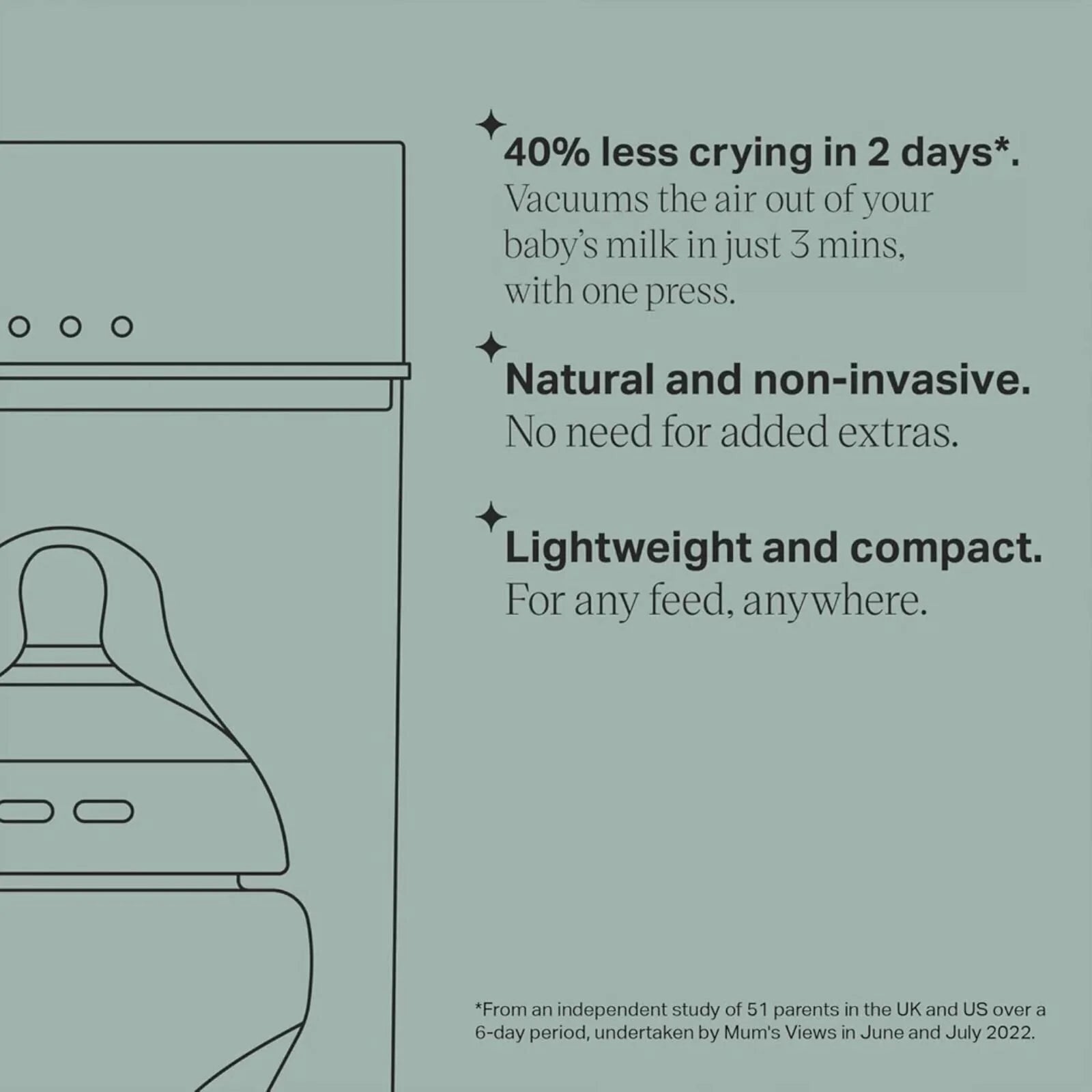 Tommee Tippee Colic Soothe Milk Air Remover - ebebek - Black Friday