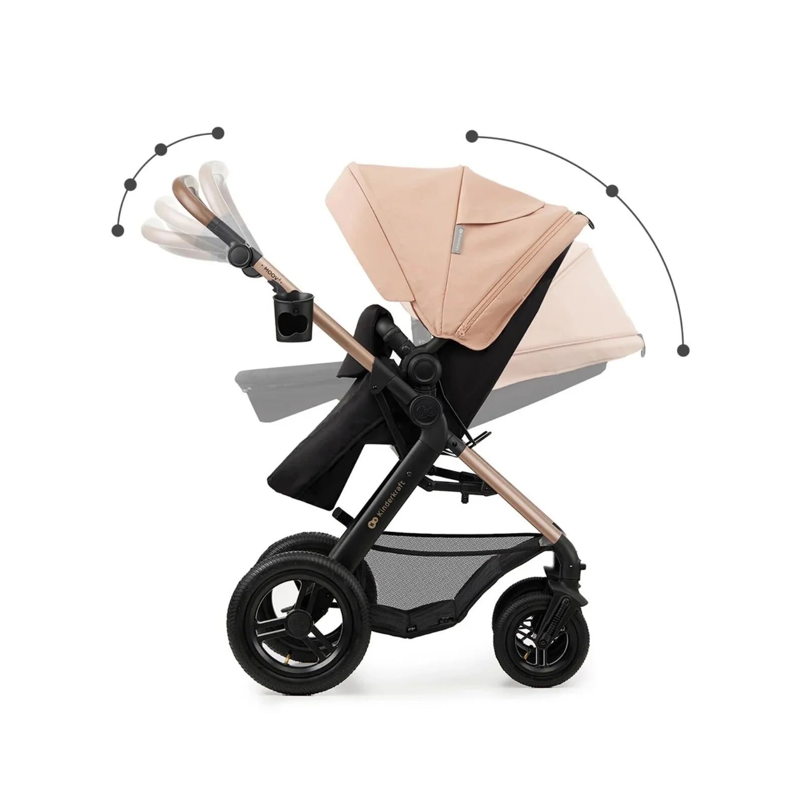 Kinderkraft Moov 2 3 - in - 1 Travel System - Grey - ebebek - Black Friday