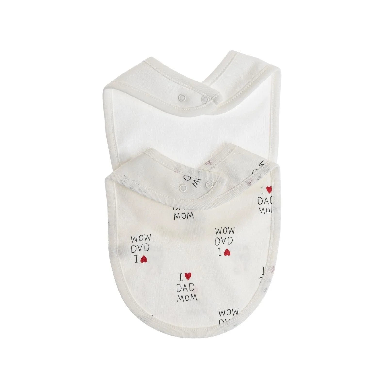 baby me I Love Mom Dad Baby Bib Pack of 2 - ebebek - Black Friday