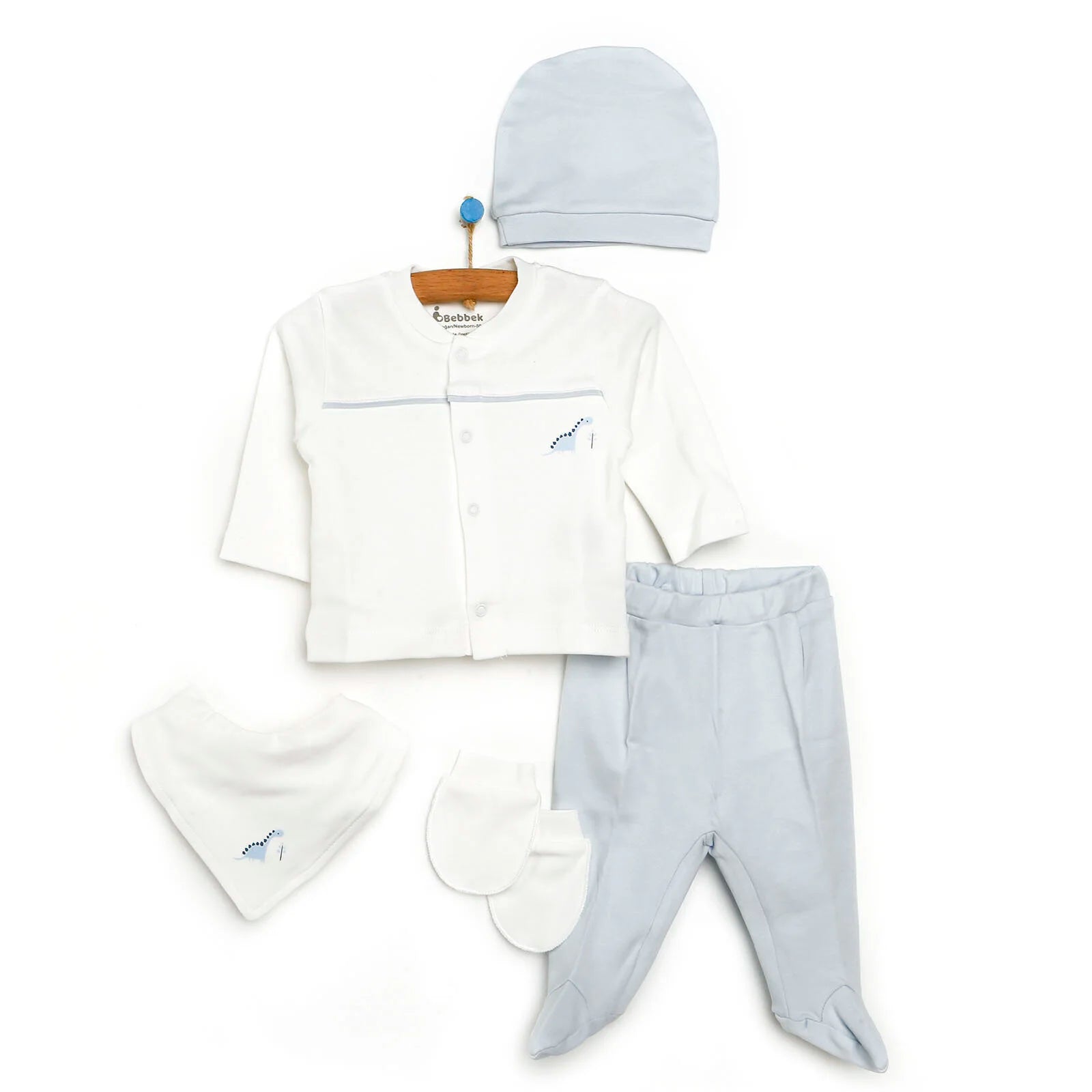 Bebbek Organic 5 Pcs Newborn Gift Starter Set - Ecru - ebebek - Black Friday