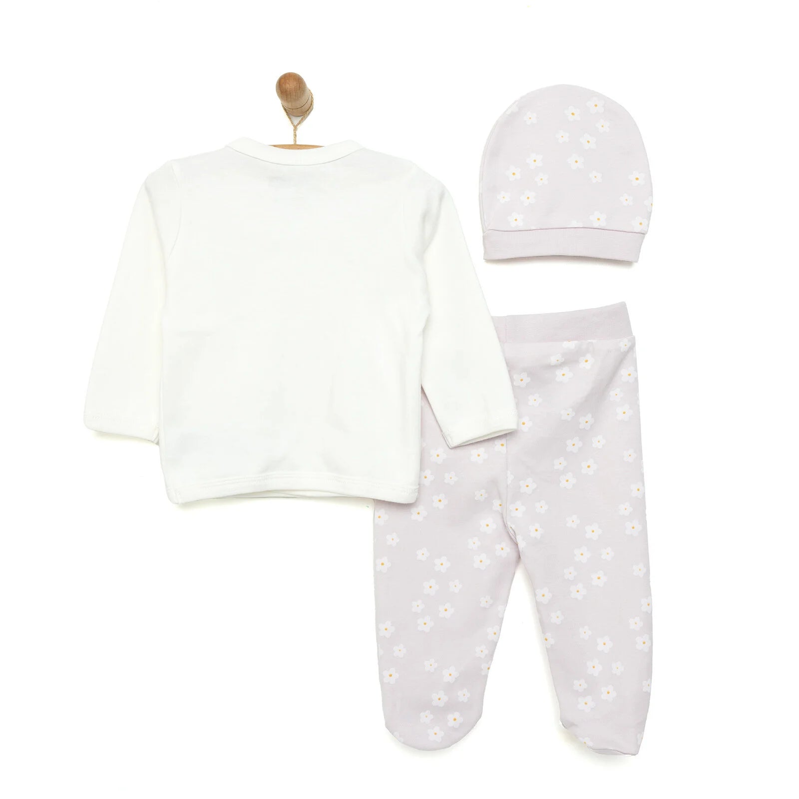 HelloBaby Boy Body - Footed Bottom - Ecru - ebebek - Black Friday