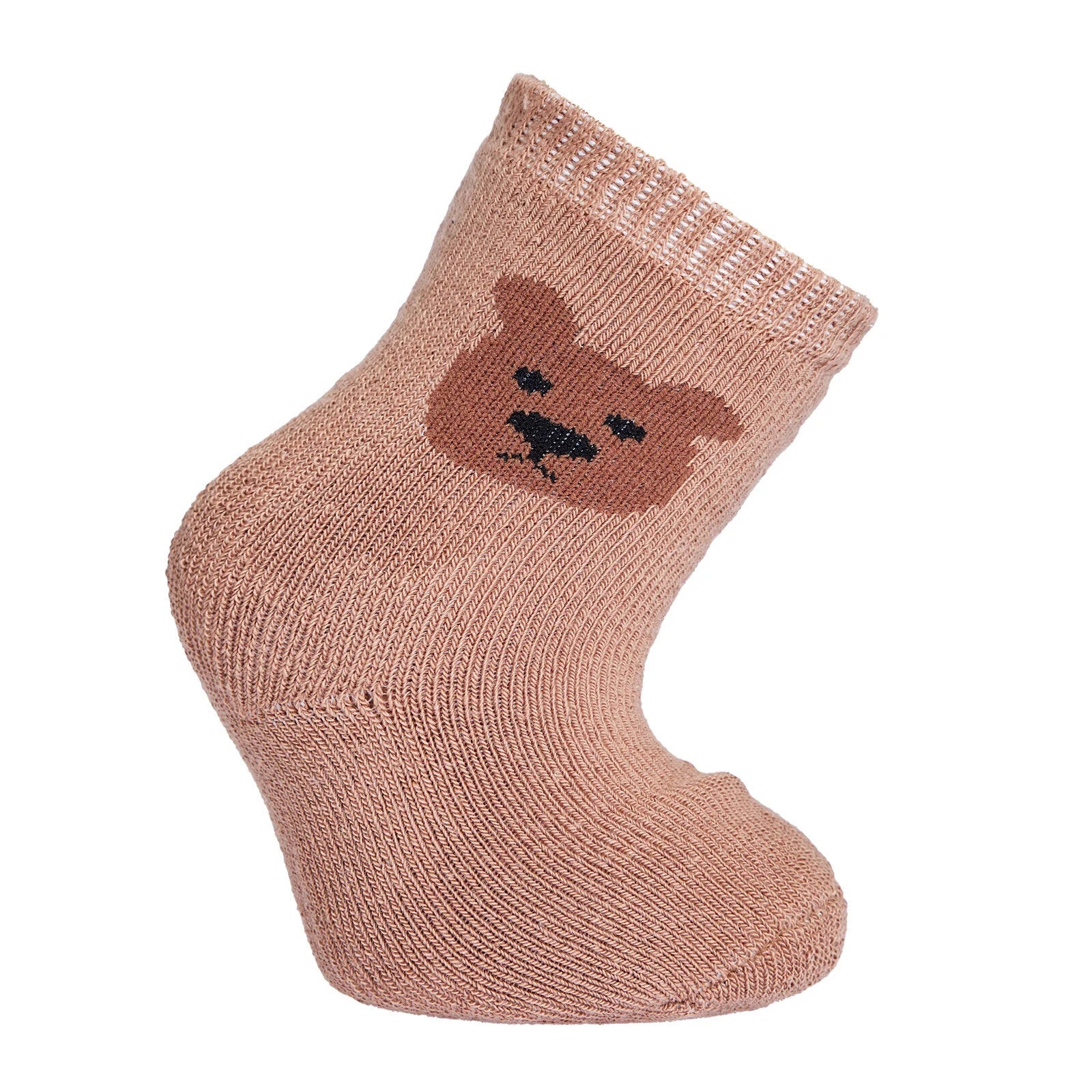 HelloBaby Boy Chenille Socks 3 Pack - Brown - ebebek - Black Friday