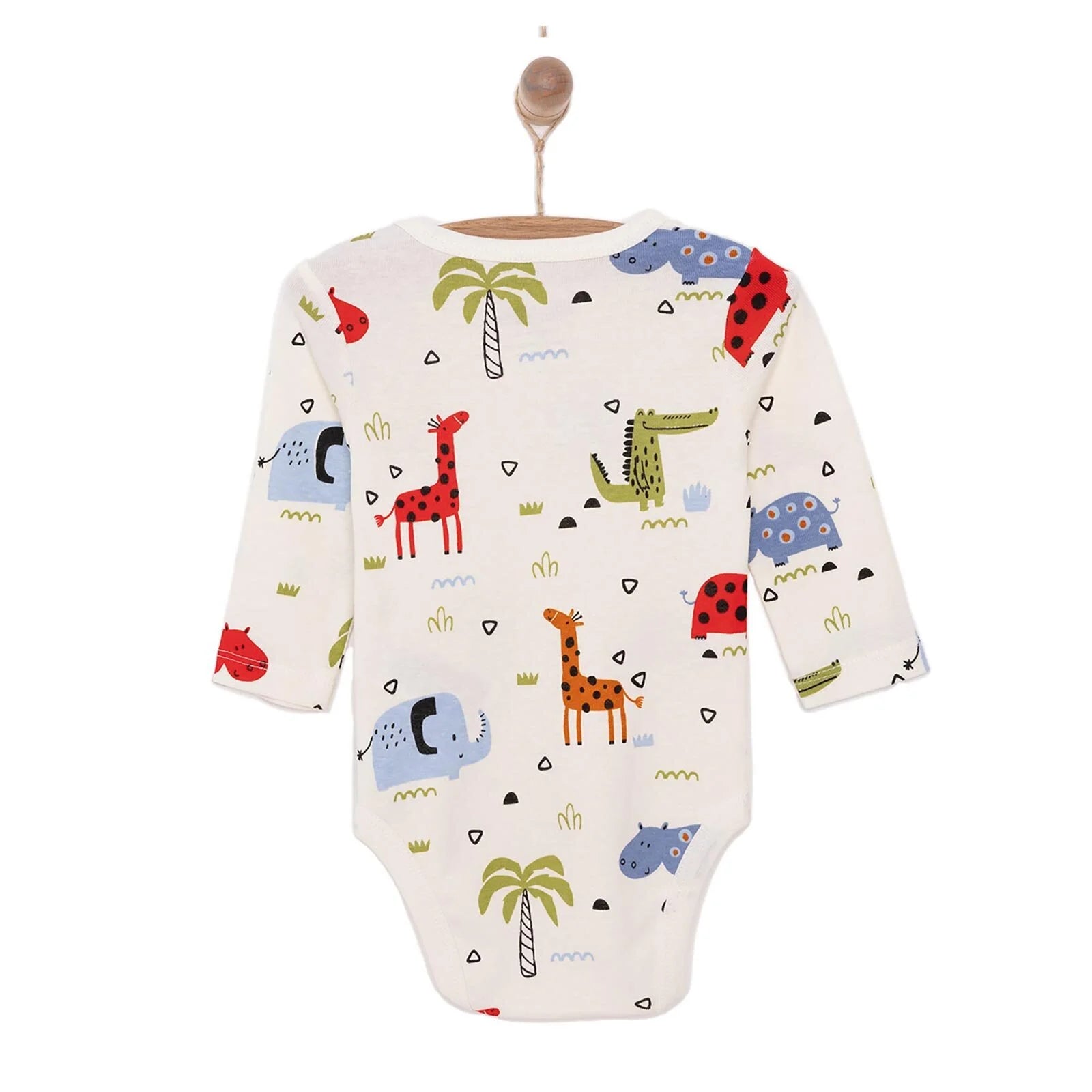 HelloBaby Baby Boy Long Sleeve Body - Ecru - ebebek - Black Friday