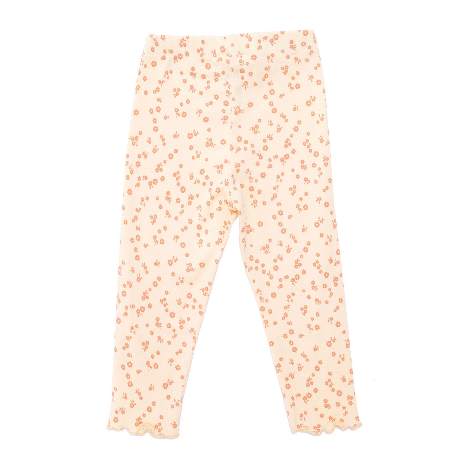 HelloBaby Basic Girl Flowers Patterns Leggings - Light Yellow - ebebek - Black Friday