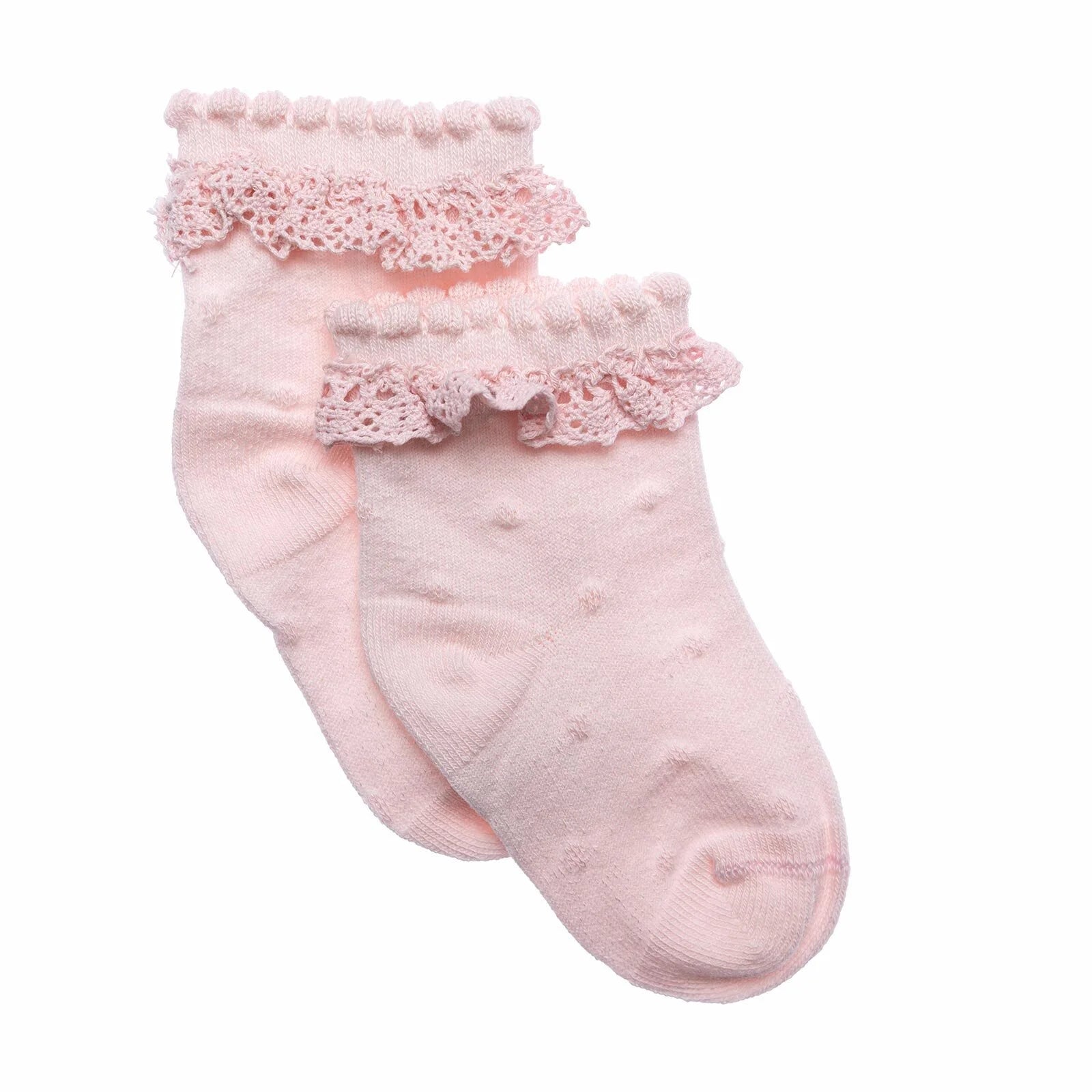 HelloBaby Girl Socks with Lace - Pink - ebebek - Black Friday