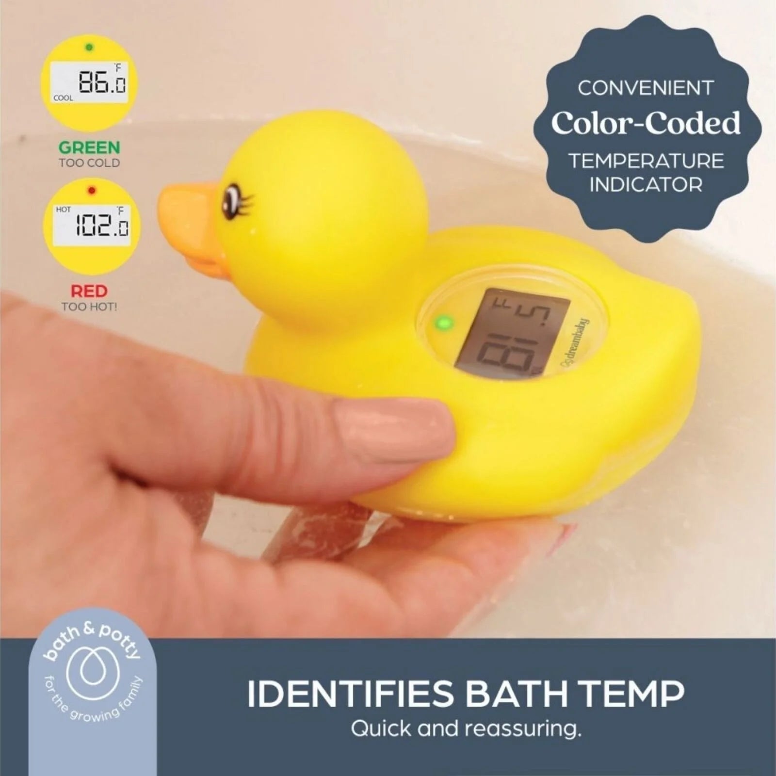 Dreambaby Bath & Room Thermometer - Duck - ebebek - Black Friday