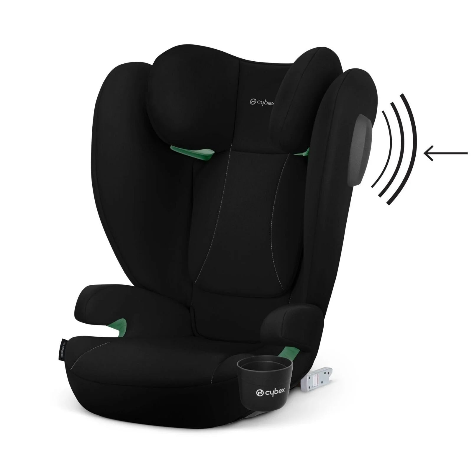Cybex Solution B4 i - Fix Group 2/3 Car Seat (4 Years to 12 Years) - Volcano Black - ebebek - Black Friday