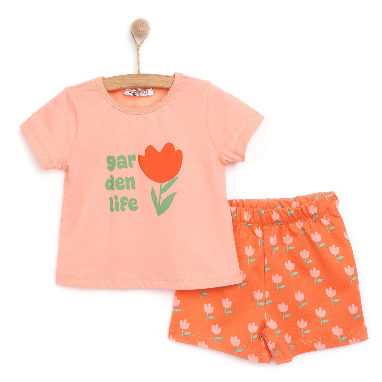 HelloBaby Motto Girl Girl Tshirt - Legging - Pink - ebebek - Black Friday