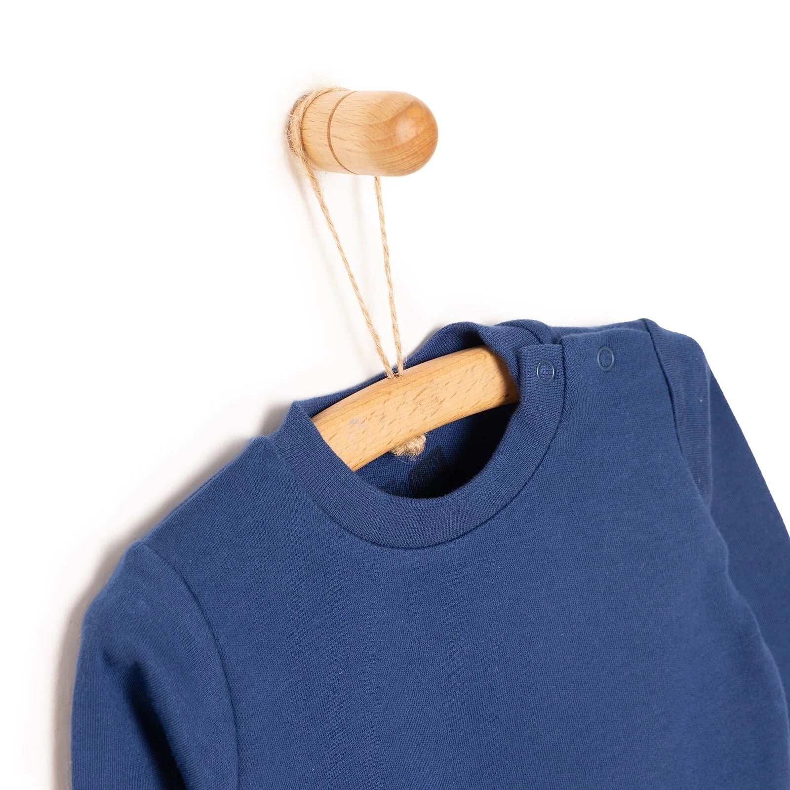 HelloBaby Basic Interlock Long Sleeve T - Navy Blue - ebebek - Black Friday