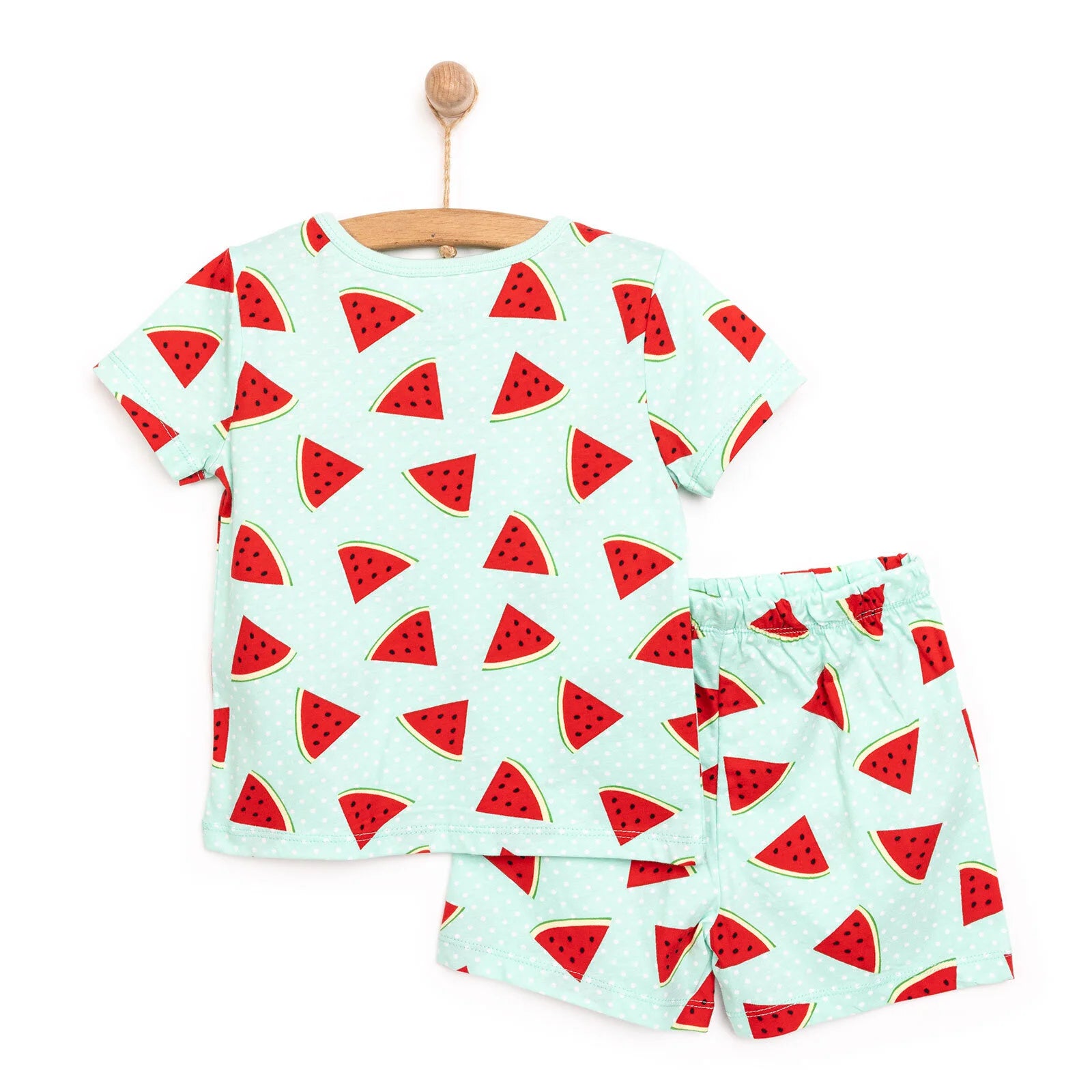 HelloBaby Baby Girl Short Sleeve Pyjamas Set - Blue - ebebek - Black Friday