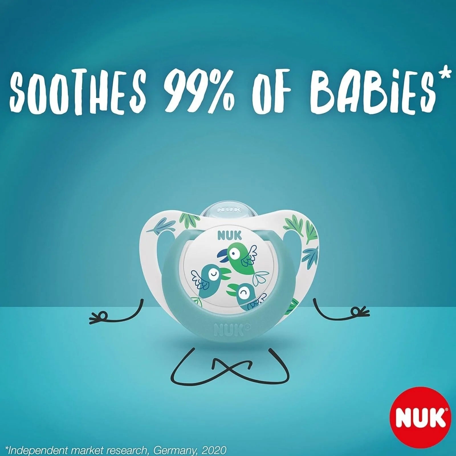 NUK Star Soother 18 - 36 months Pack of 2 - Red - ebebek - Black Friday