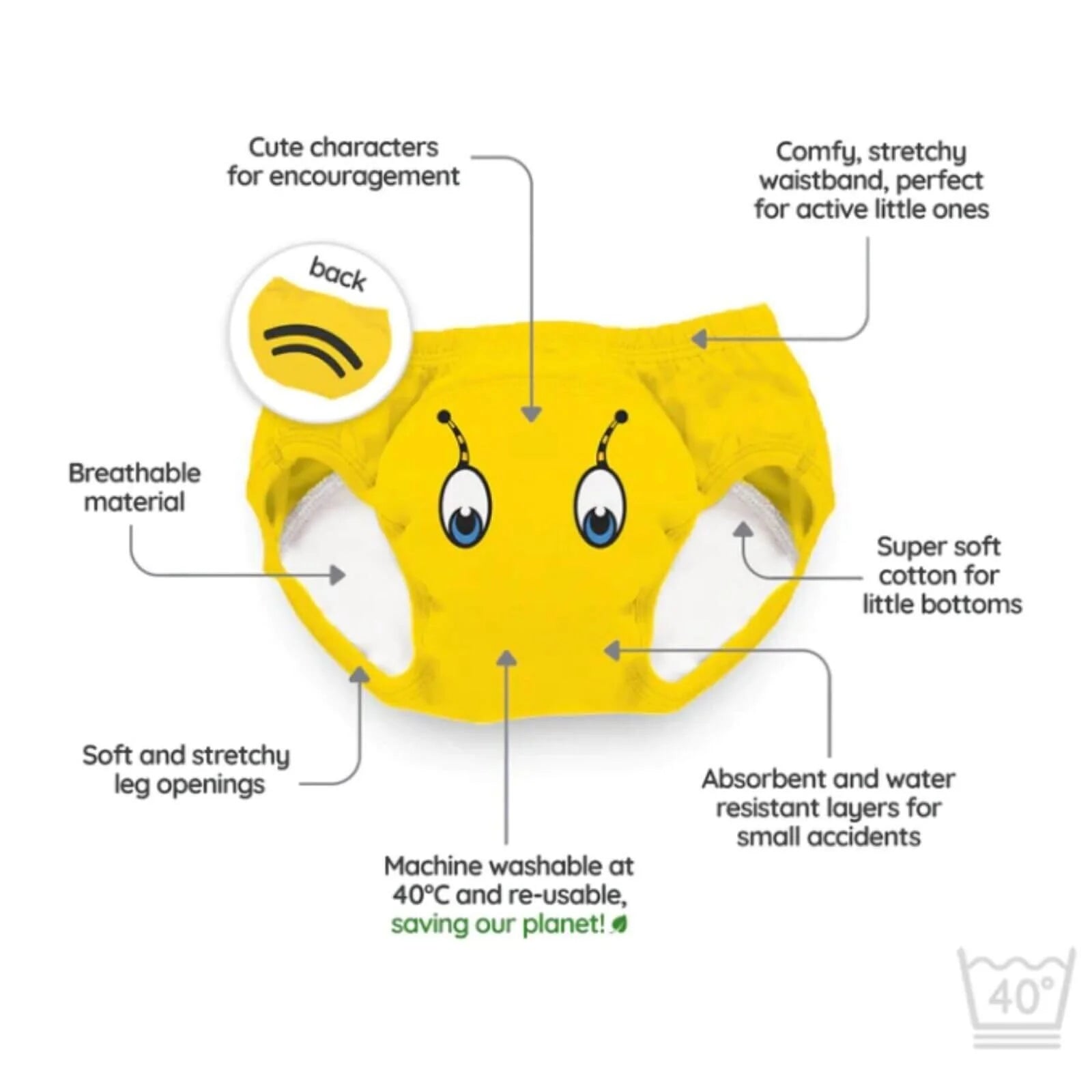 My Carry Potty My Little Training Pants - Bumble Bee - ebebek - Black Friday