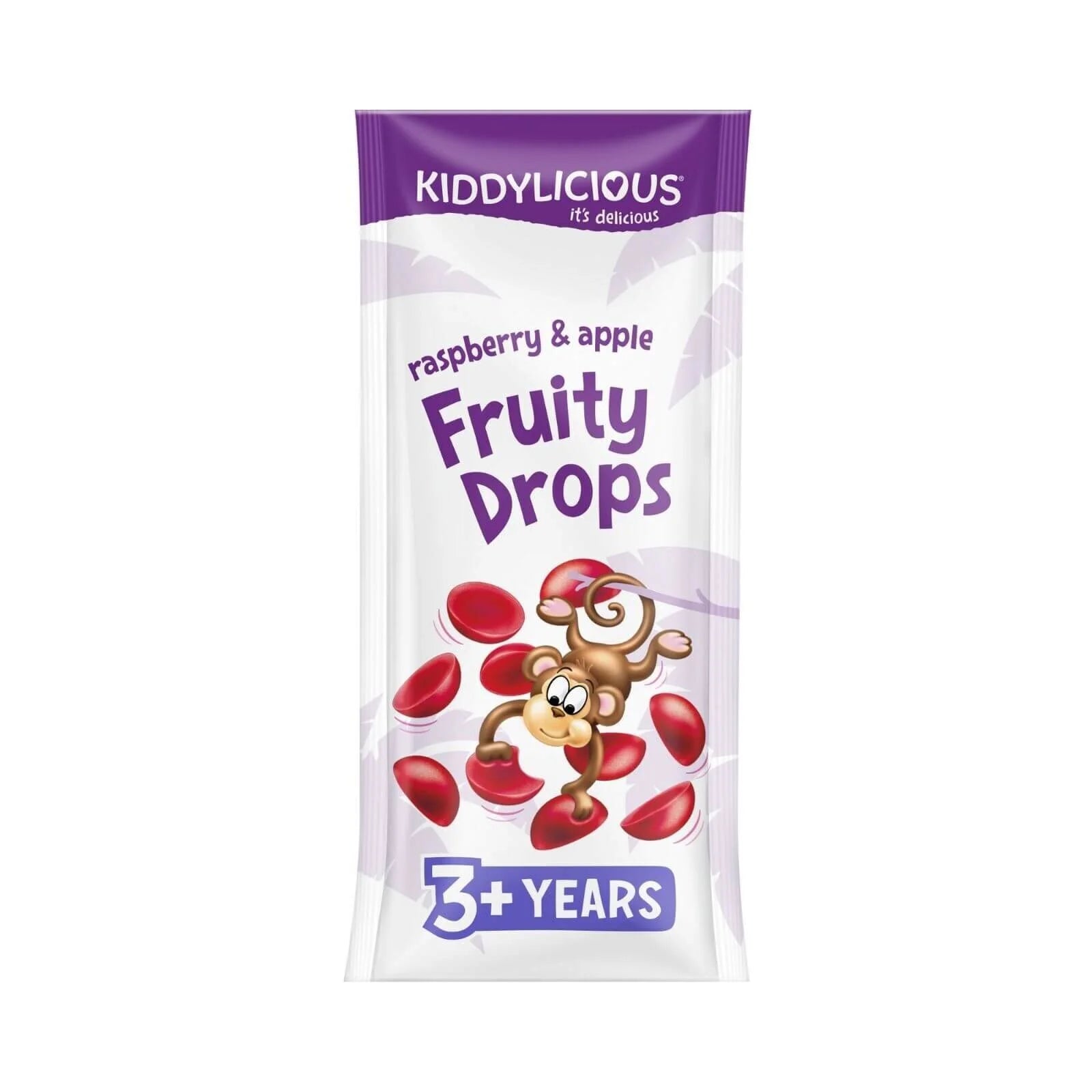 Kiddylicious Raspberry & Apple Fruity Drops 3+ years 64g (4x16g) - ebebek - Black Friday