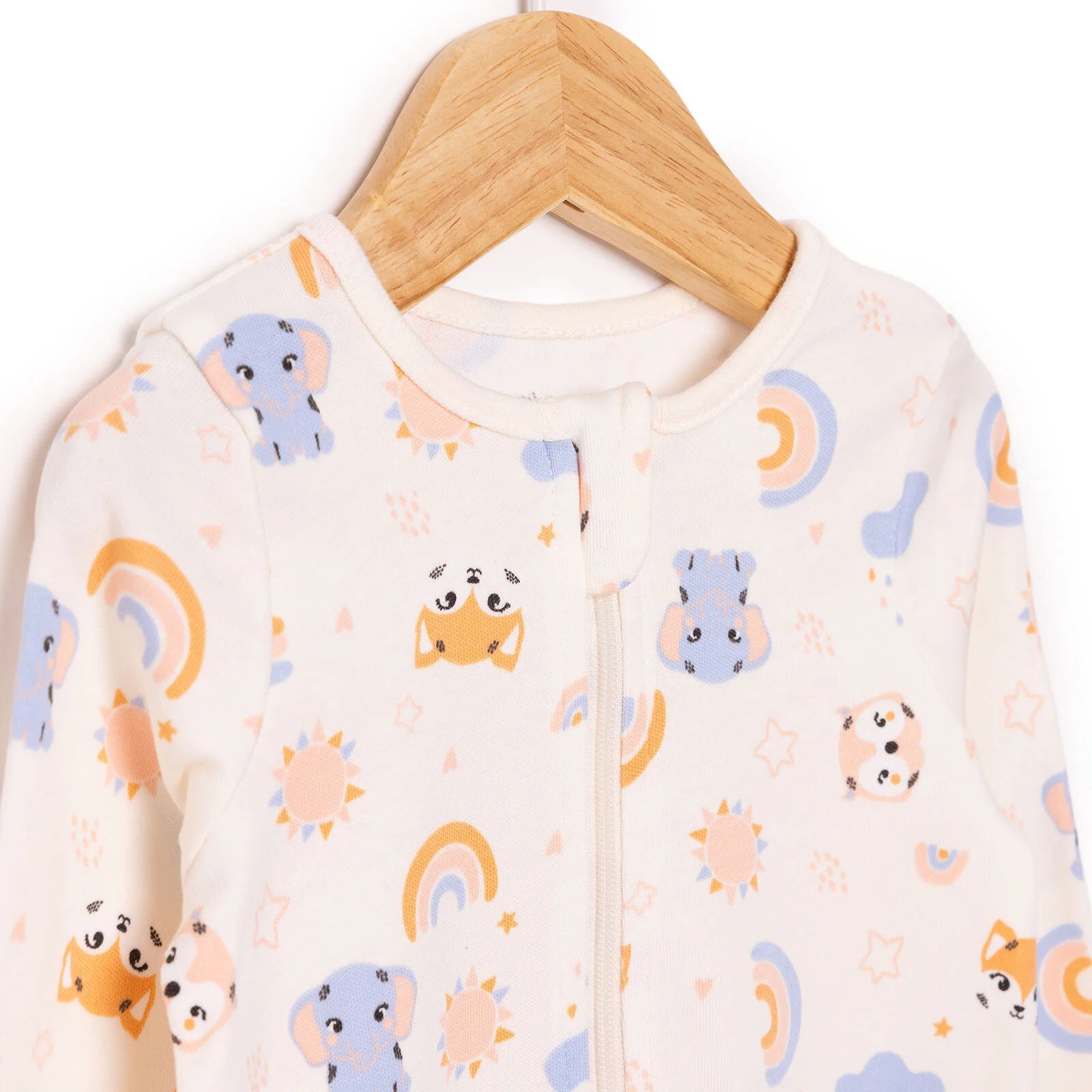 HelloBaby Newborn Girl Footed Jumpsuit - Beige - ebebek - Black Friday