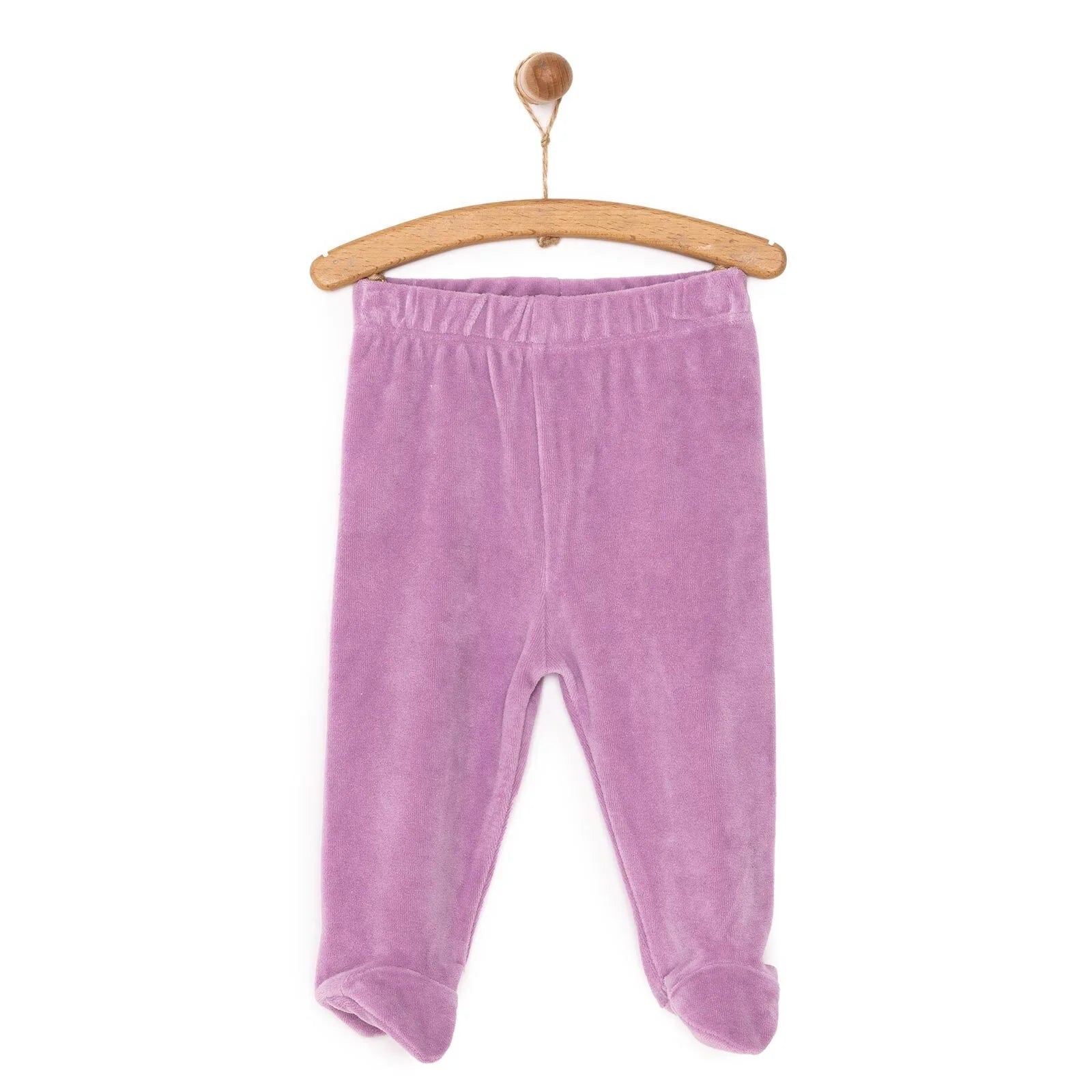HelloBaby Girl Velvet Footed Bottom - Purple - ebebek - Black Friday
