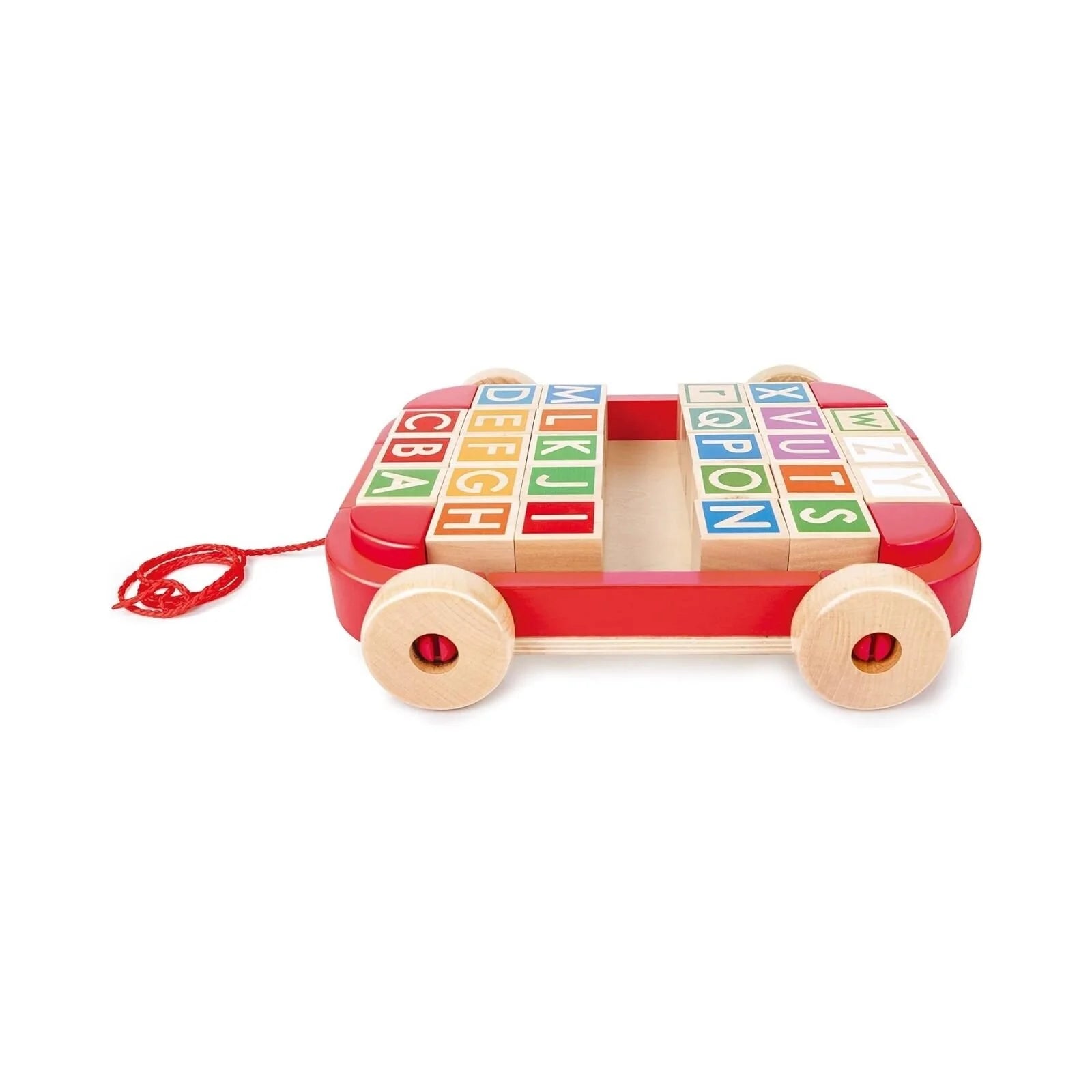 Hape Pull Along Cart with Stacking Blocks - ebebek - Black Friday