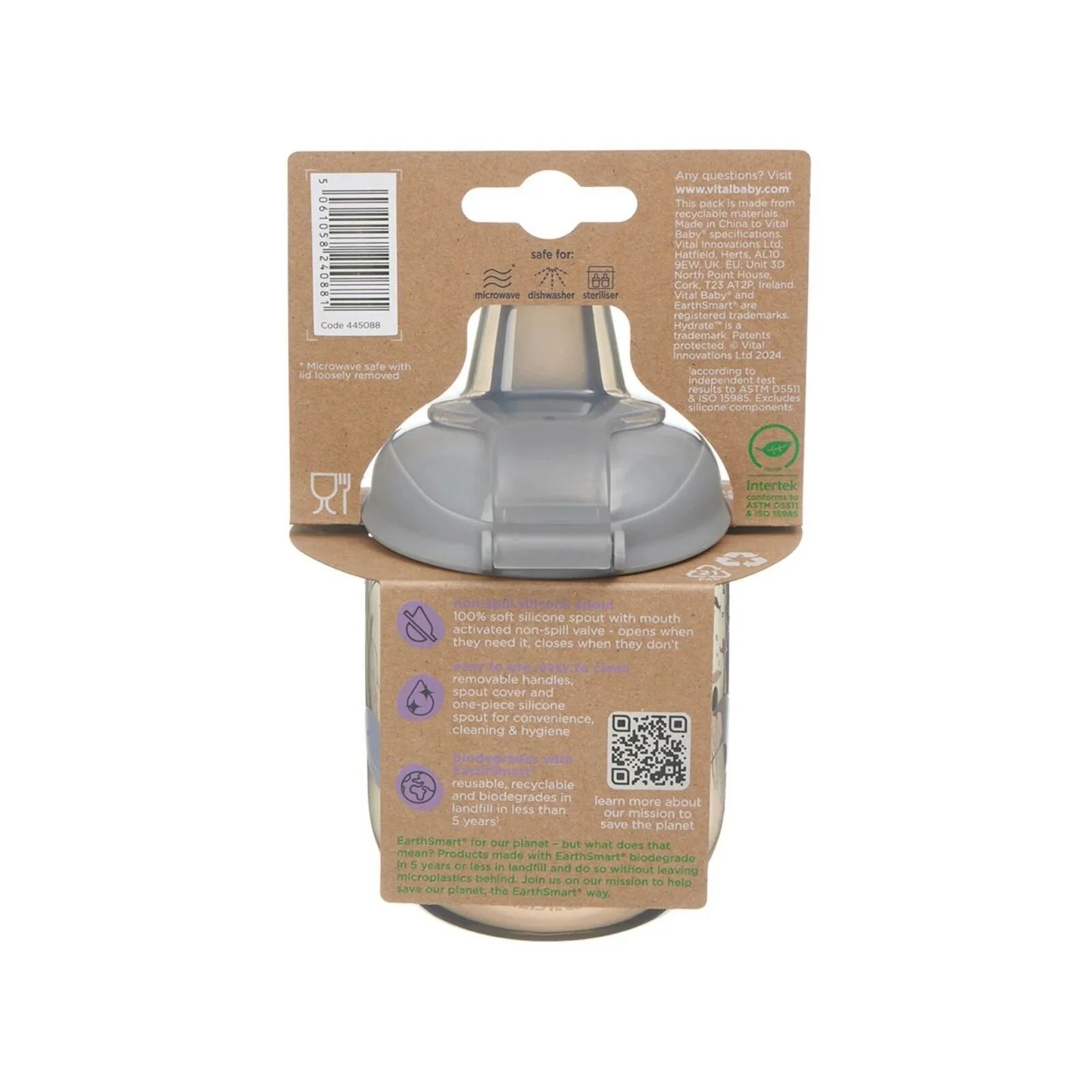 Vital Baby Hydrate Sipper Cup 270ml - Natural Storm - ebebek - Black Friday