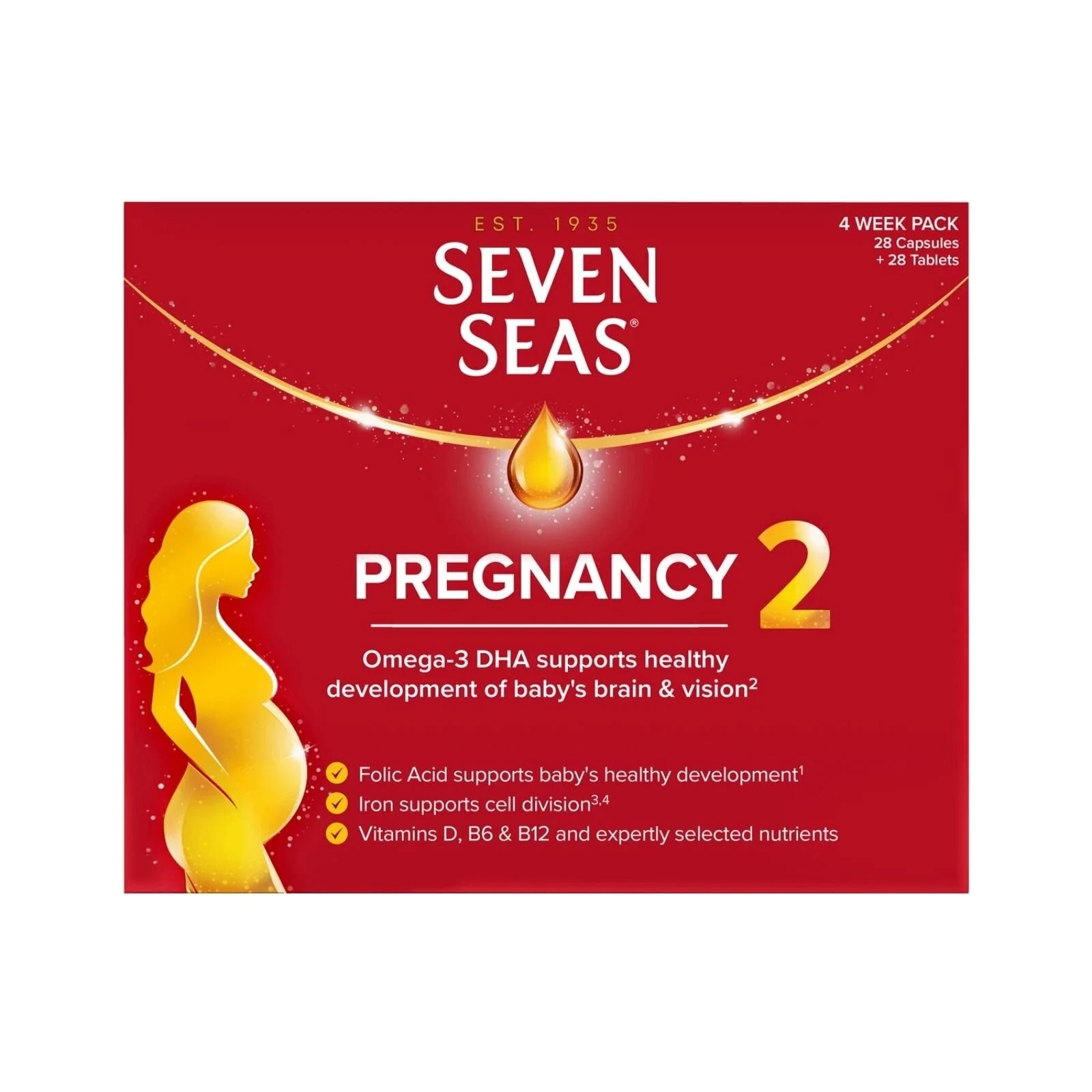 Seven Seas Omega - 3 Pregnancy 28 Capsules - ebebek - Black Friday