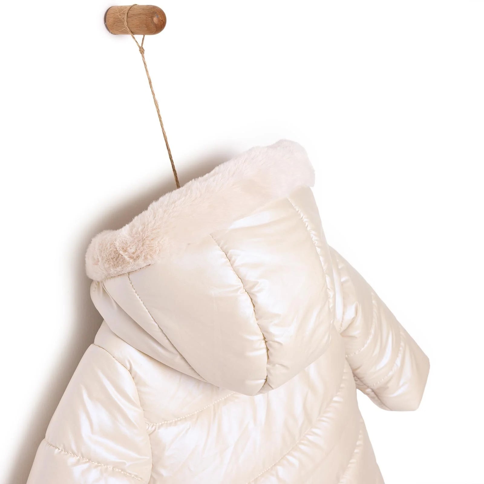 Midimod Basic Girl Rabbit Pocket Coat - Yellow - ebebek - Black Friday