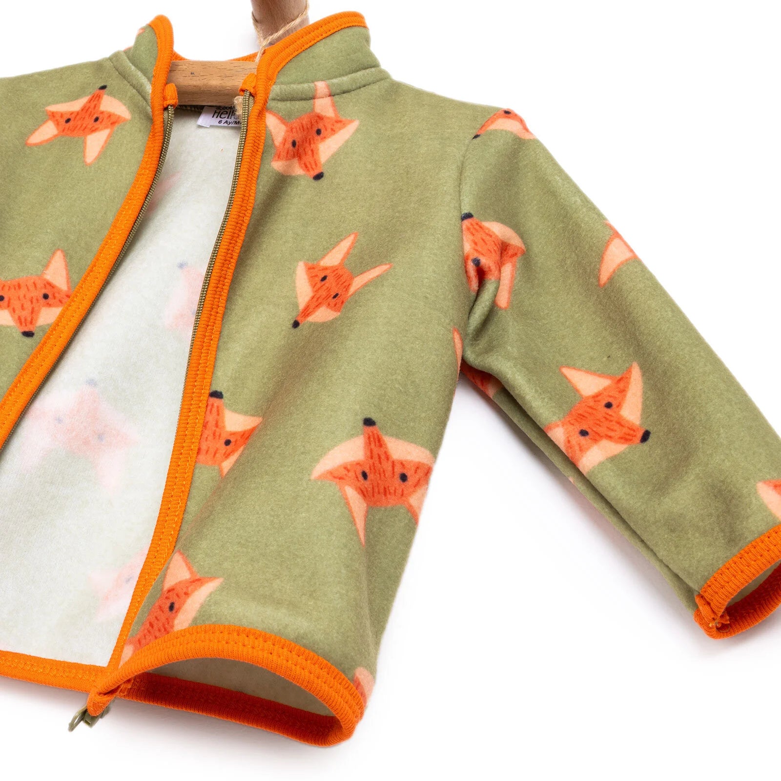 HelloBaby Basic Repeat Printed Fleece Cardigan - Printed - ebebek - Black Friday