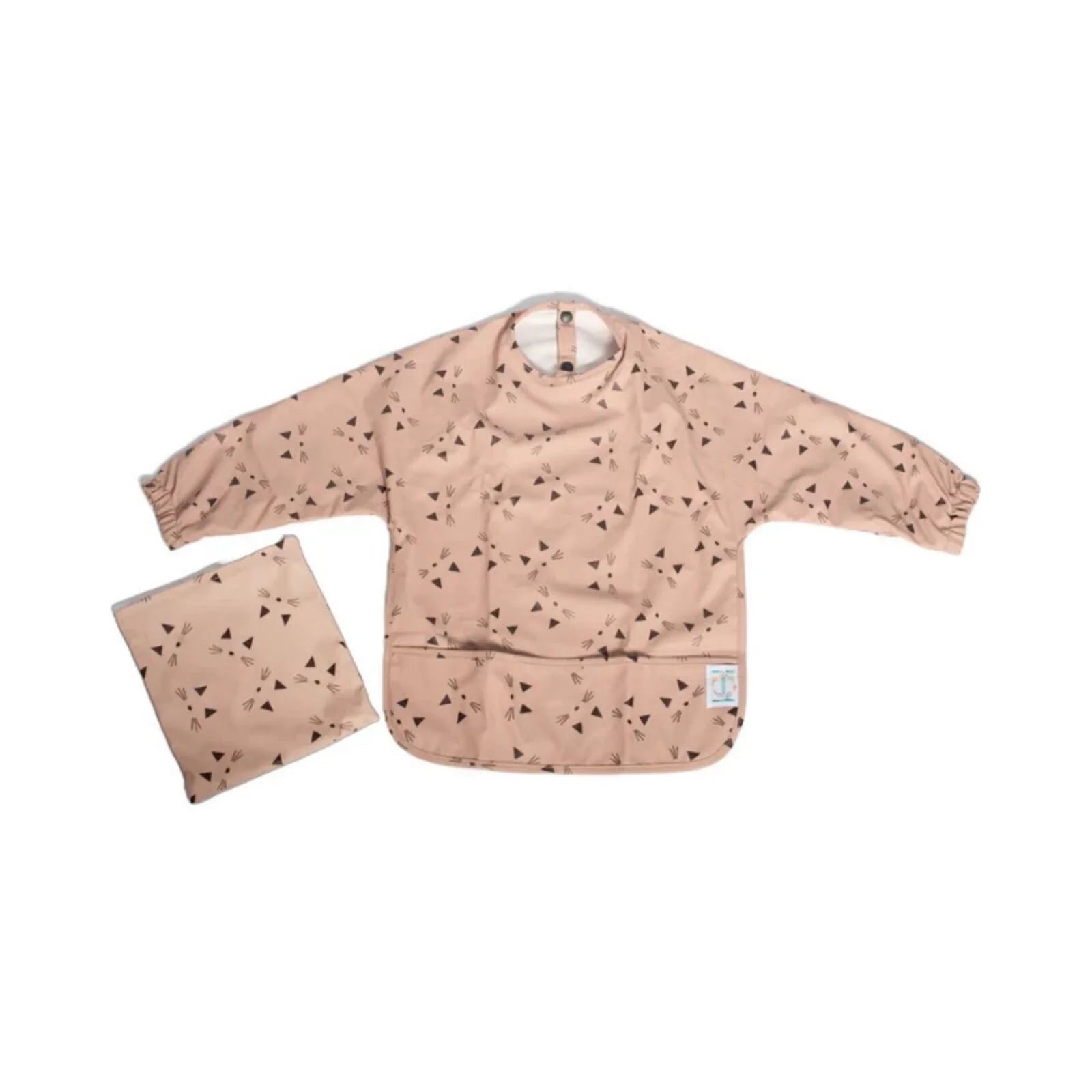 BLW Essentials Waterproof Long Sleeved Coverall Bib - Pink - ebebek - Black Friday