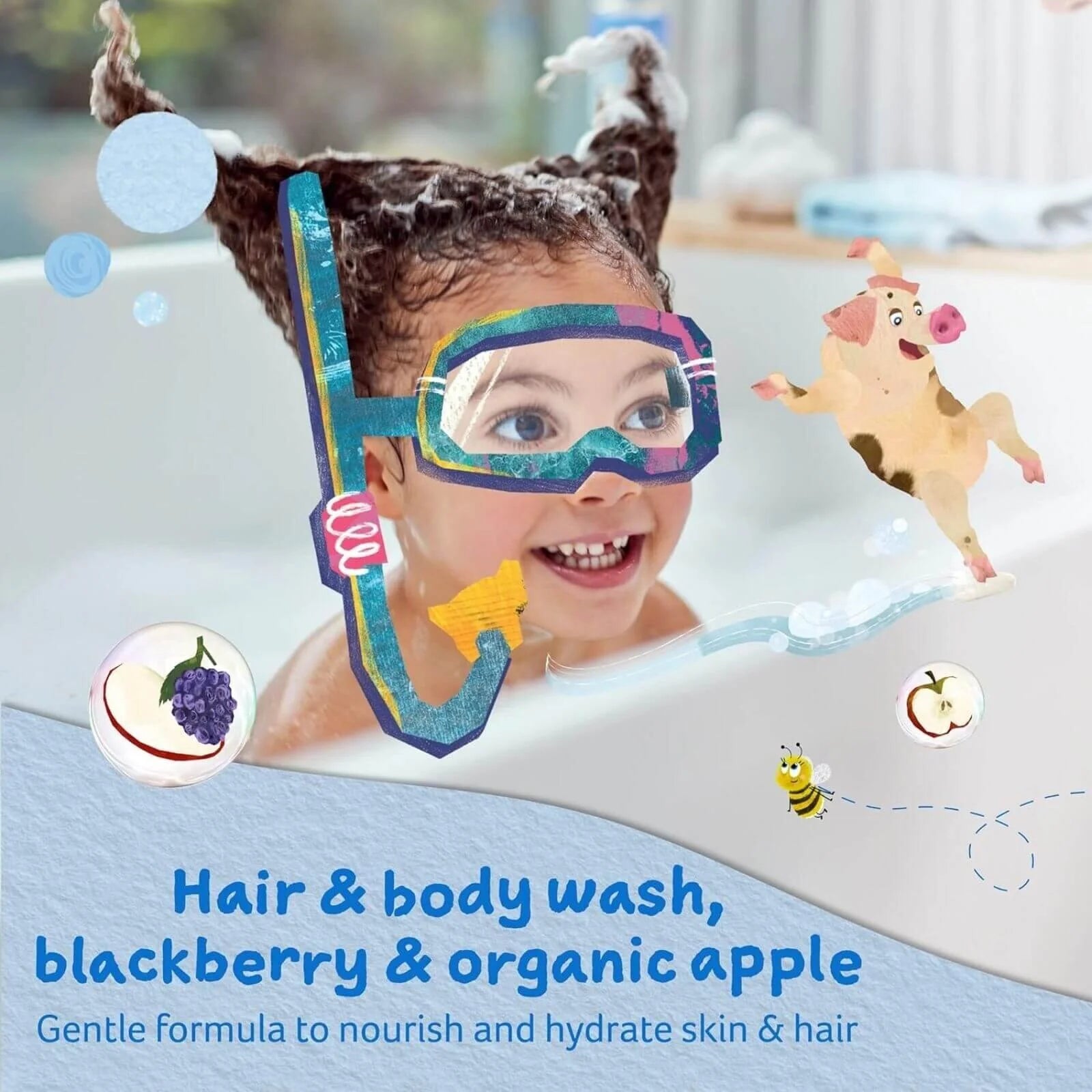Childs Farm Hair & Body Wash Blackberry & Organic Apple 250ml - ebebek - Black Friday