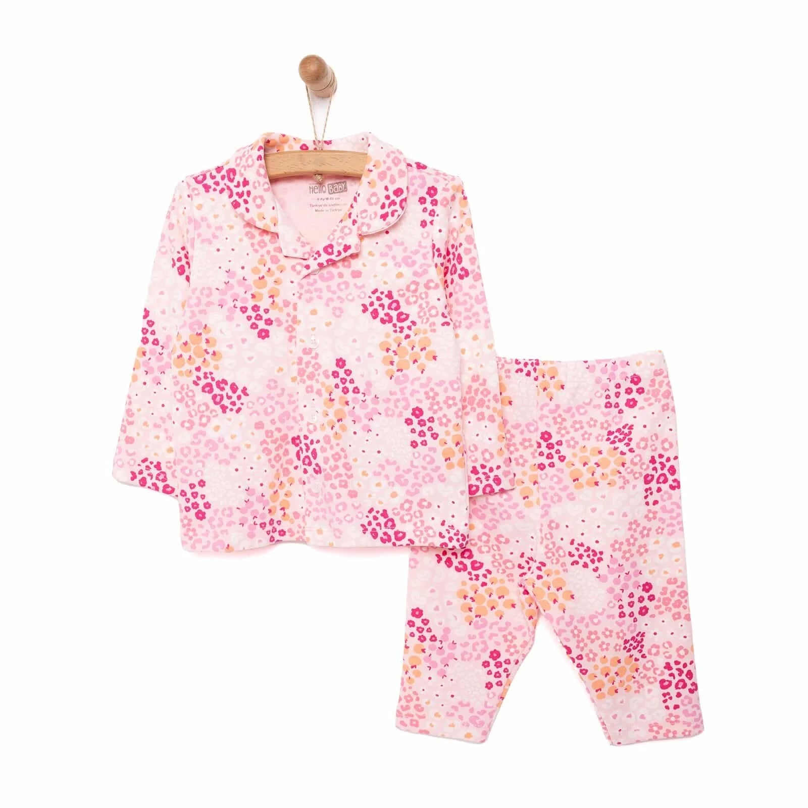 HelloBaby Baby Girl Long Sleeve Pyjamas Set - Pink - ebebek - Black Friday