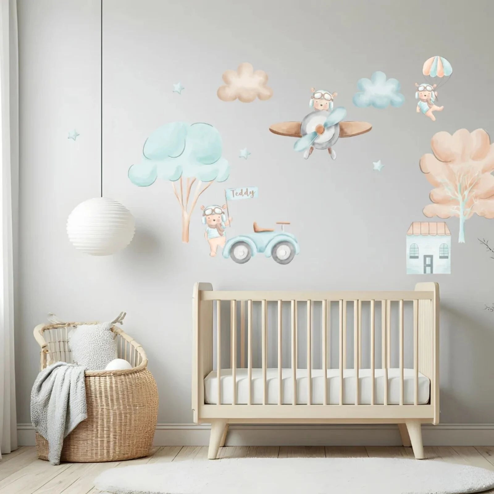 Live Vida Teddy Adventures Large Wall Stickers - ebebek - Black Friday