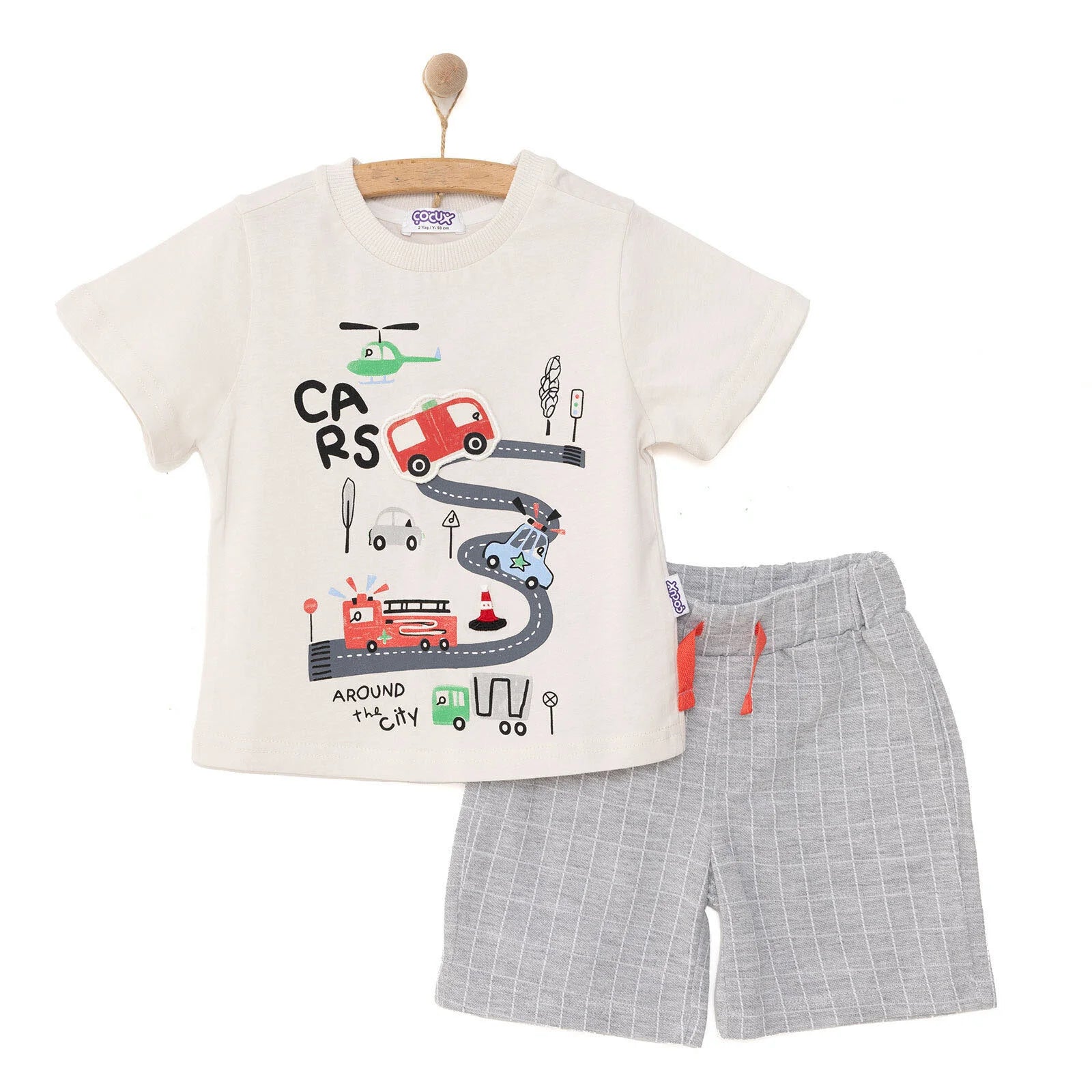 Midimod Fun World 3D Boy Tshirt - Short - Beige - ebebek - Black Friday