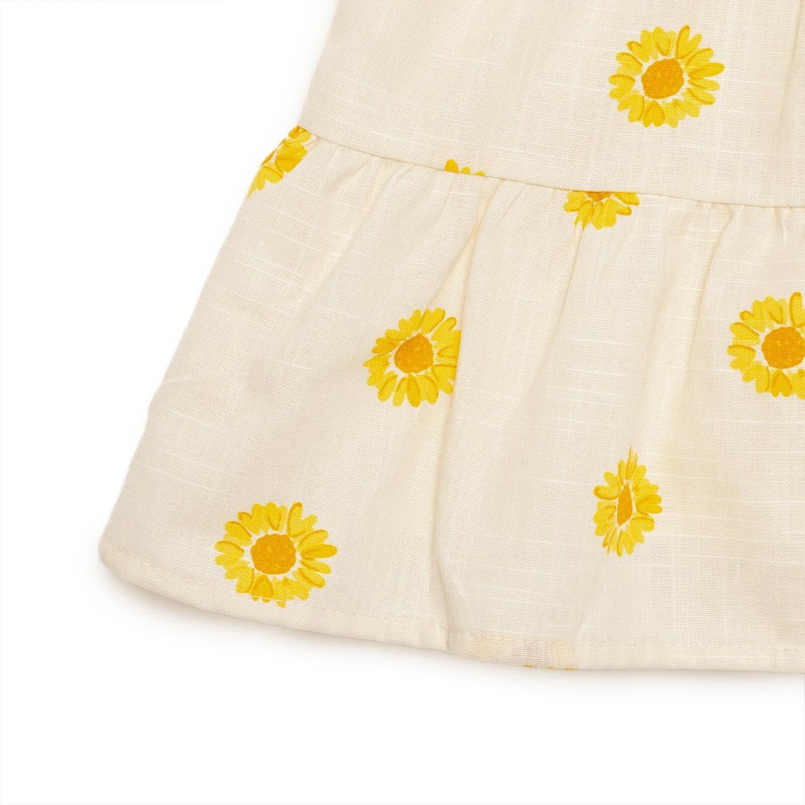 HelloBaby Sun Flower Girl Dress - Ecru - ebebek - Black Friday