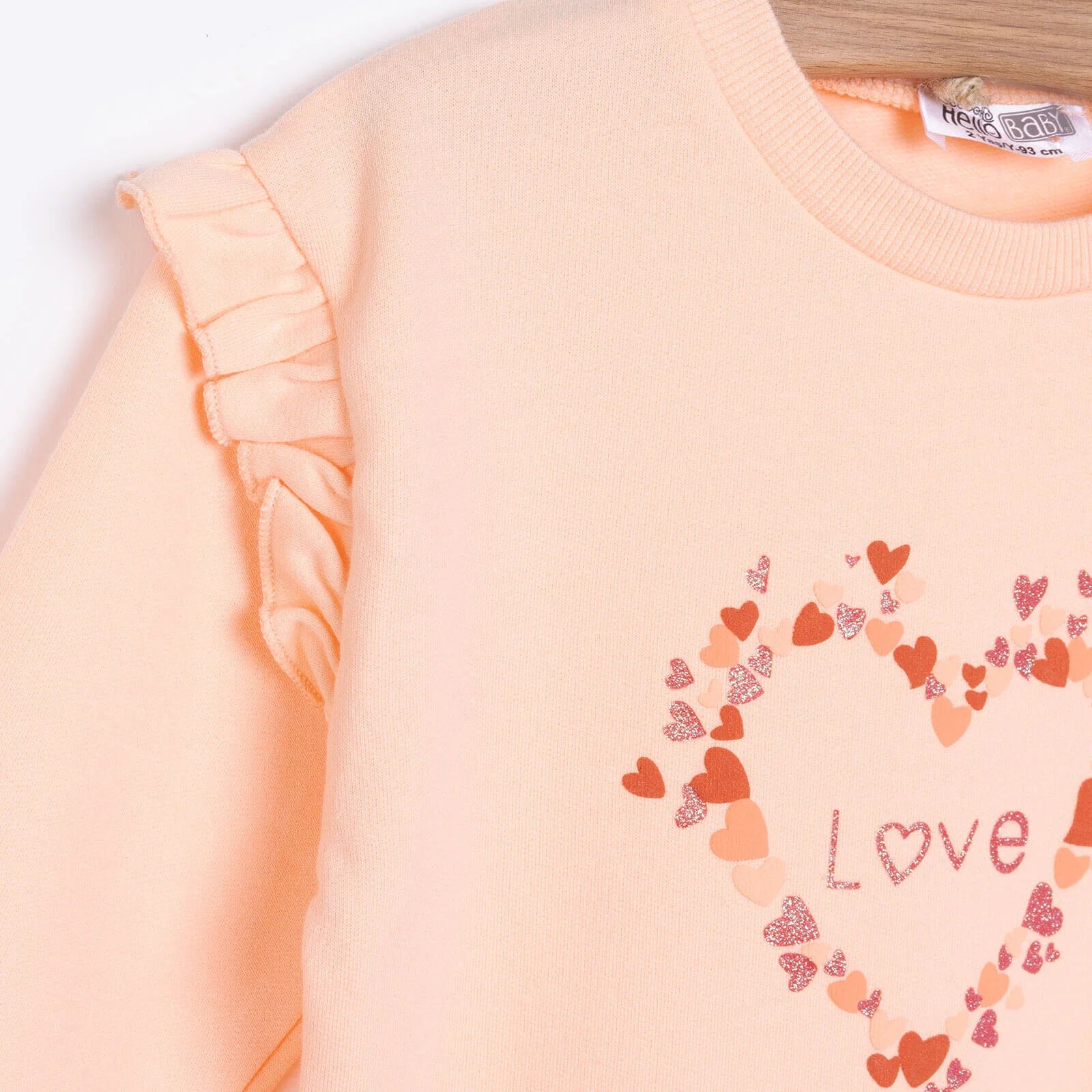 HelloBaby Sweatshirt Footless Bottom - Salmon - ebebek - Black Friday