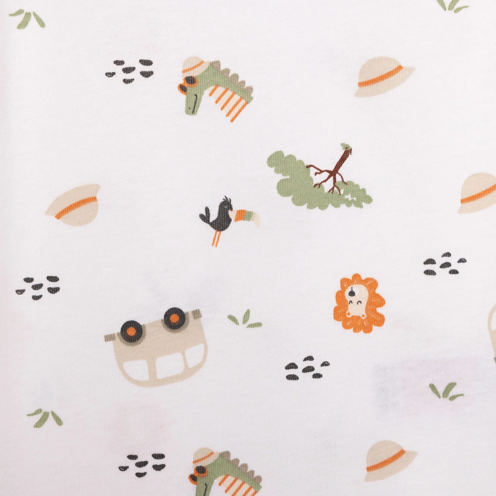 HelloBaby Boy Short Sleeve Bodysuit - Ecru - ebebek - Black Friday