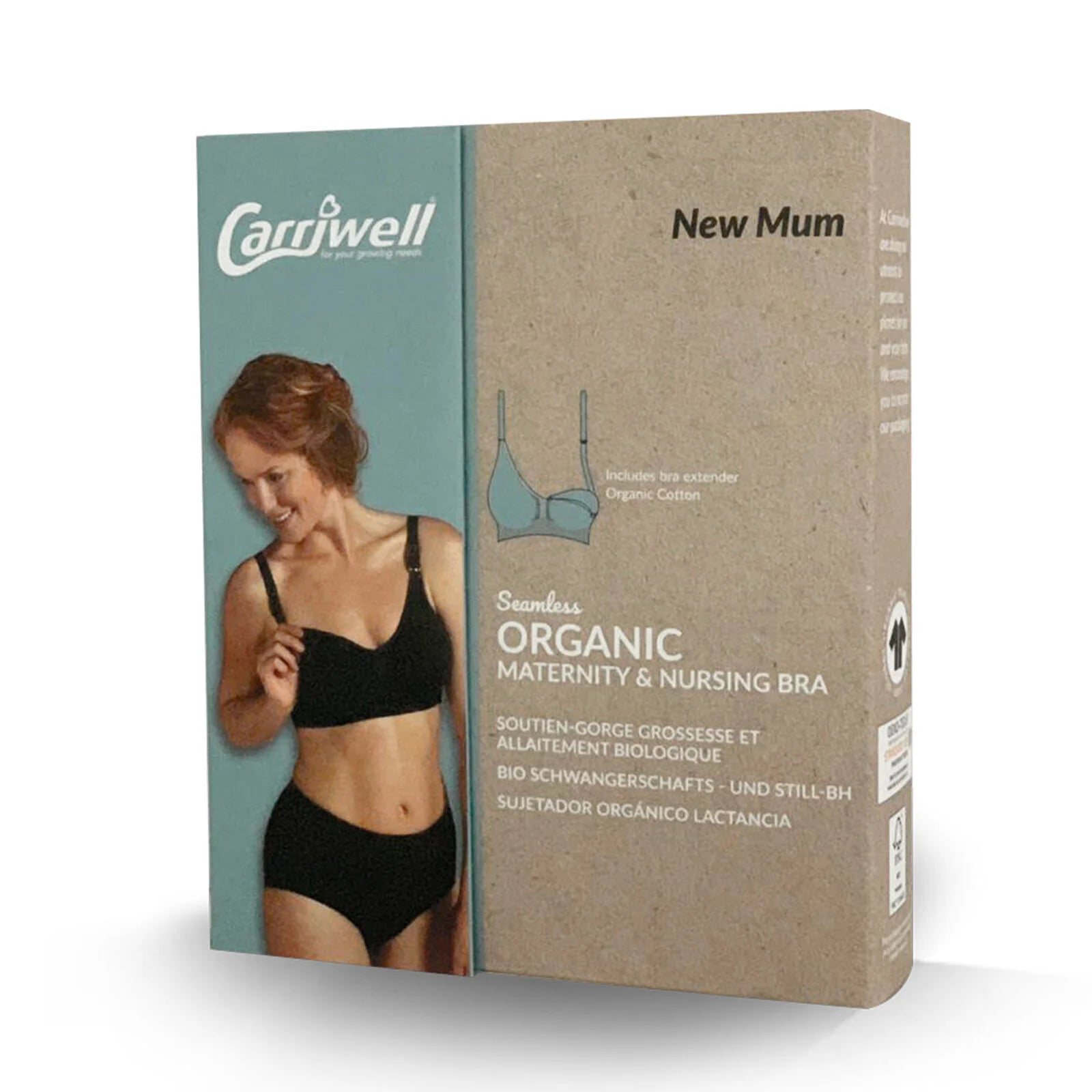 Carriwell Organic Maternity & Nursing Bra - Natural White - ebebek - Black Friday