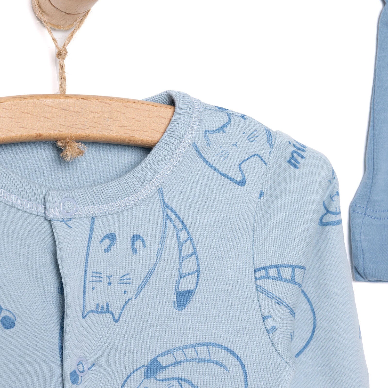 Bebetto Organic Unisex Jumpsuit - Indigo - ebebek - Black Friday