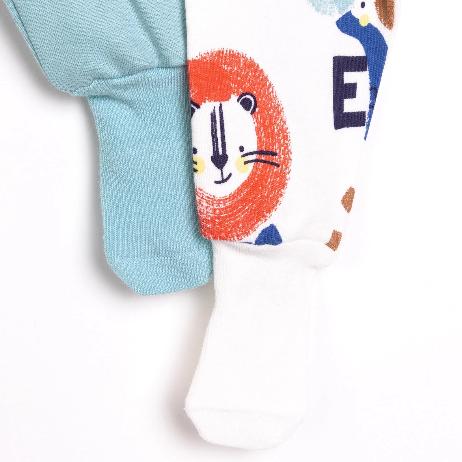 HelloBaby Baby Boy 2 Pcs Footed Bottom - Ecru - ebebek - Black Friday