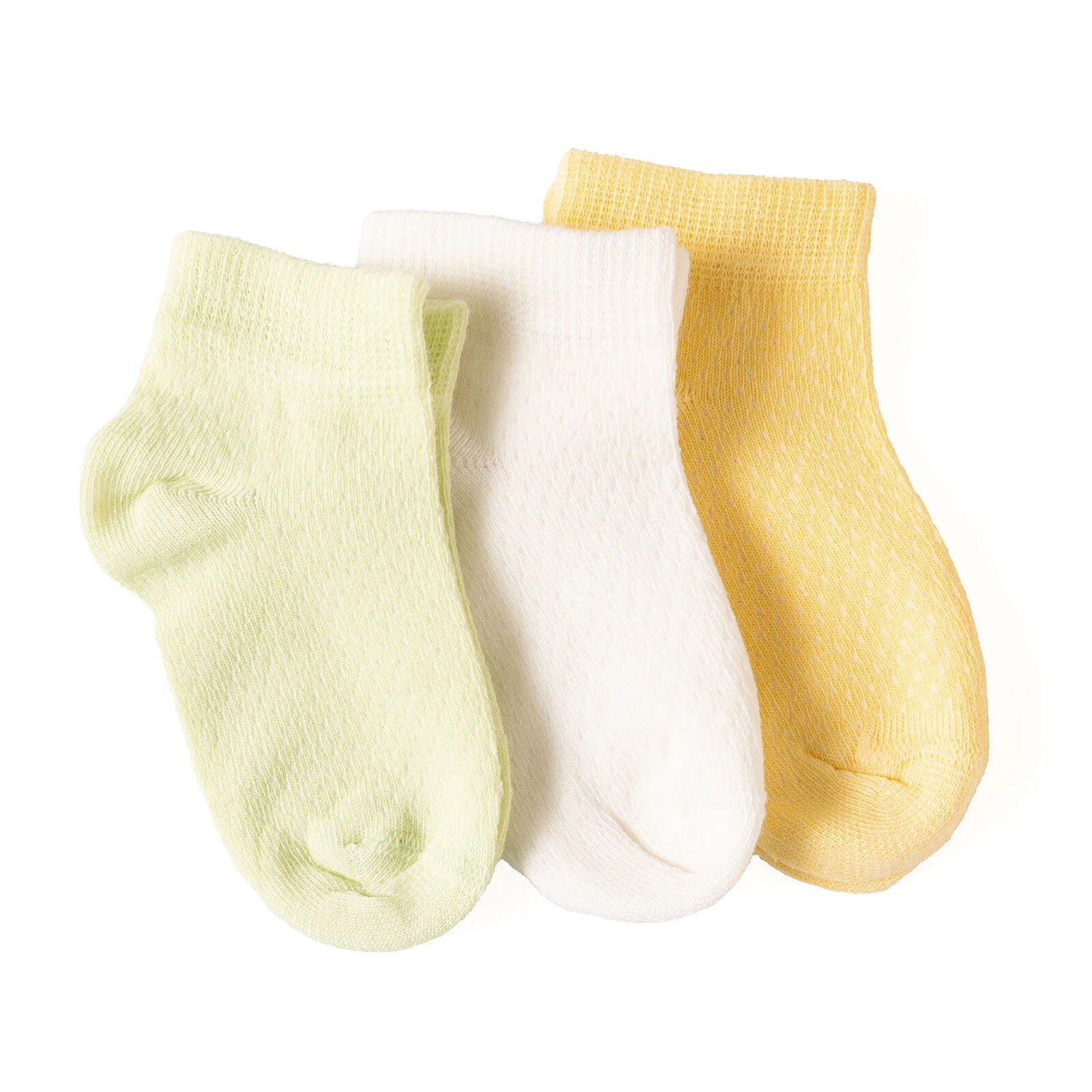 HelloBaby Girl Ankle Socks 3 Pack - Yellow - ebebek - Black Friday