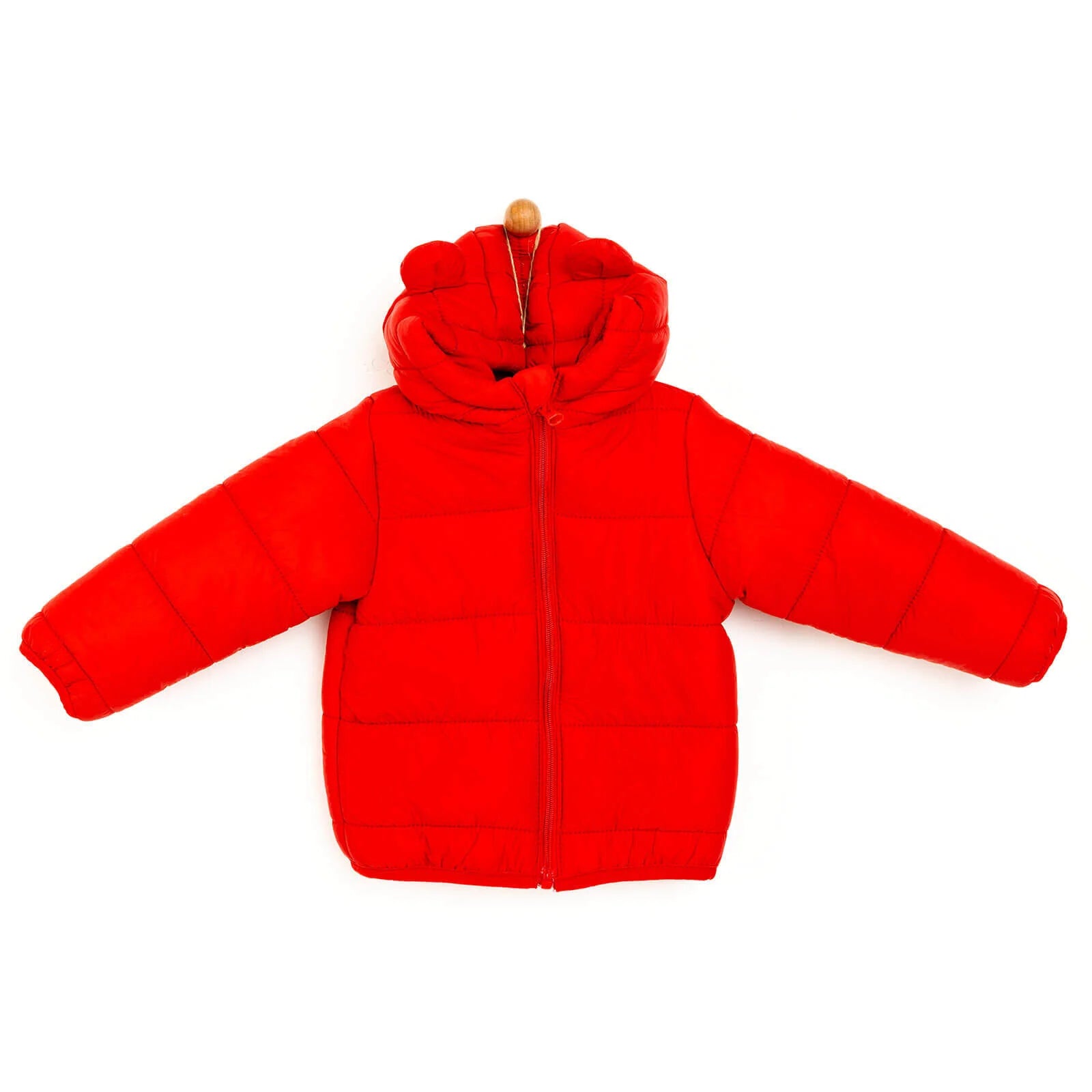 HelloBaby Eared Hoodie Coat - Red - ebebek - Black Friday