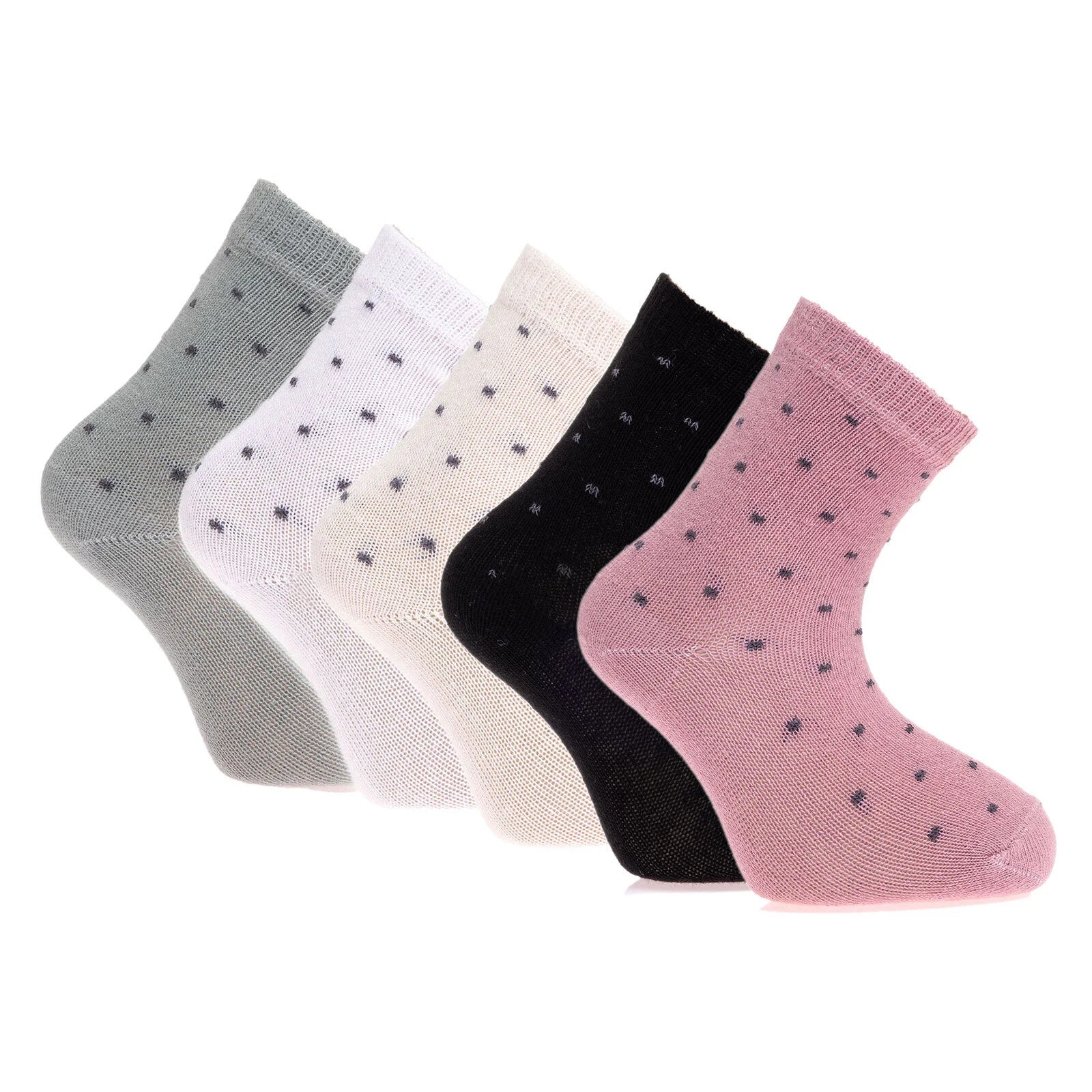 HelloBaby Baby Girl Socks 5 Pcs - Mink - ebebek - Black Friday