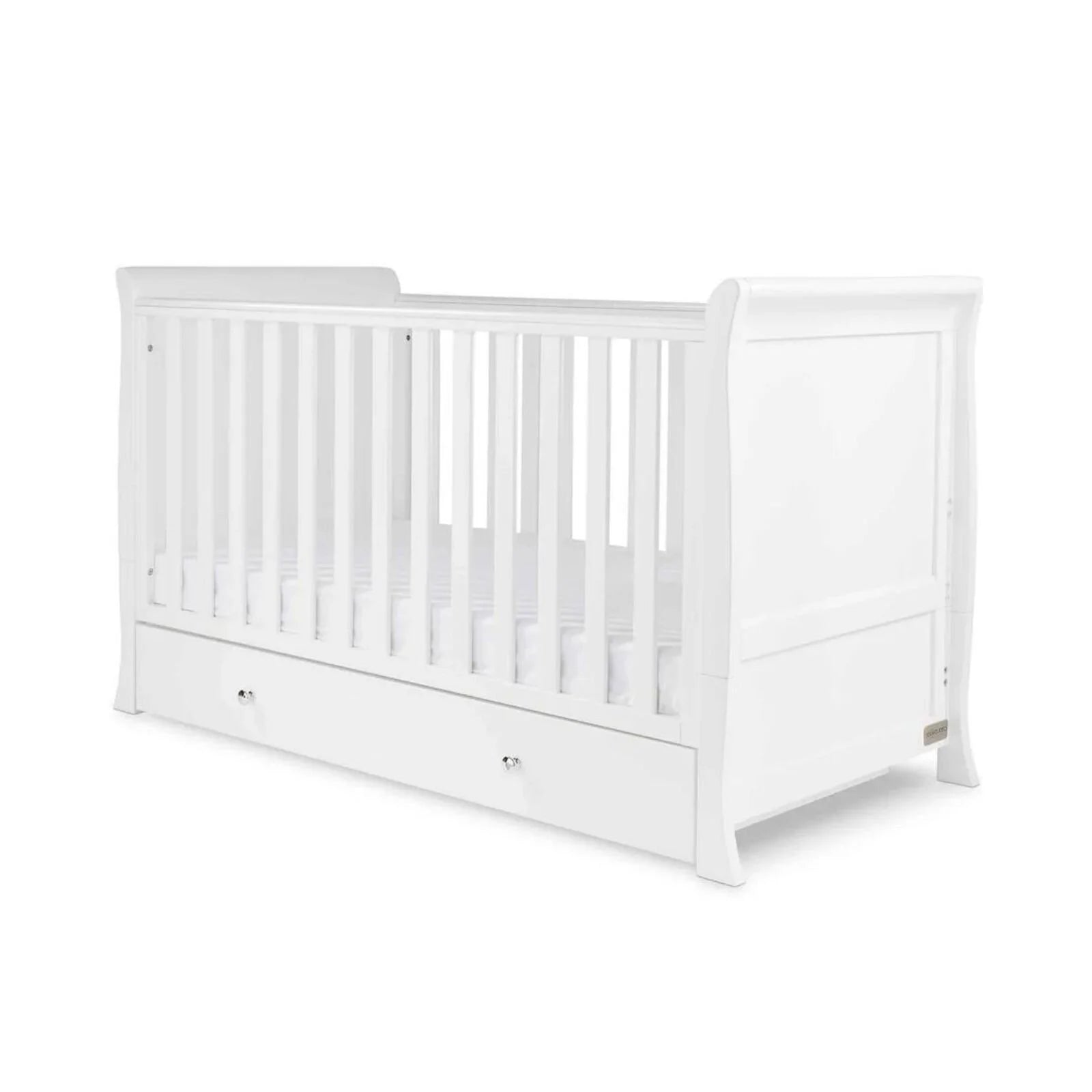 Ickle Bubba Snowdon Classic Cot Bed White - Fibre Mattress - ebebek - Black Friday
