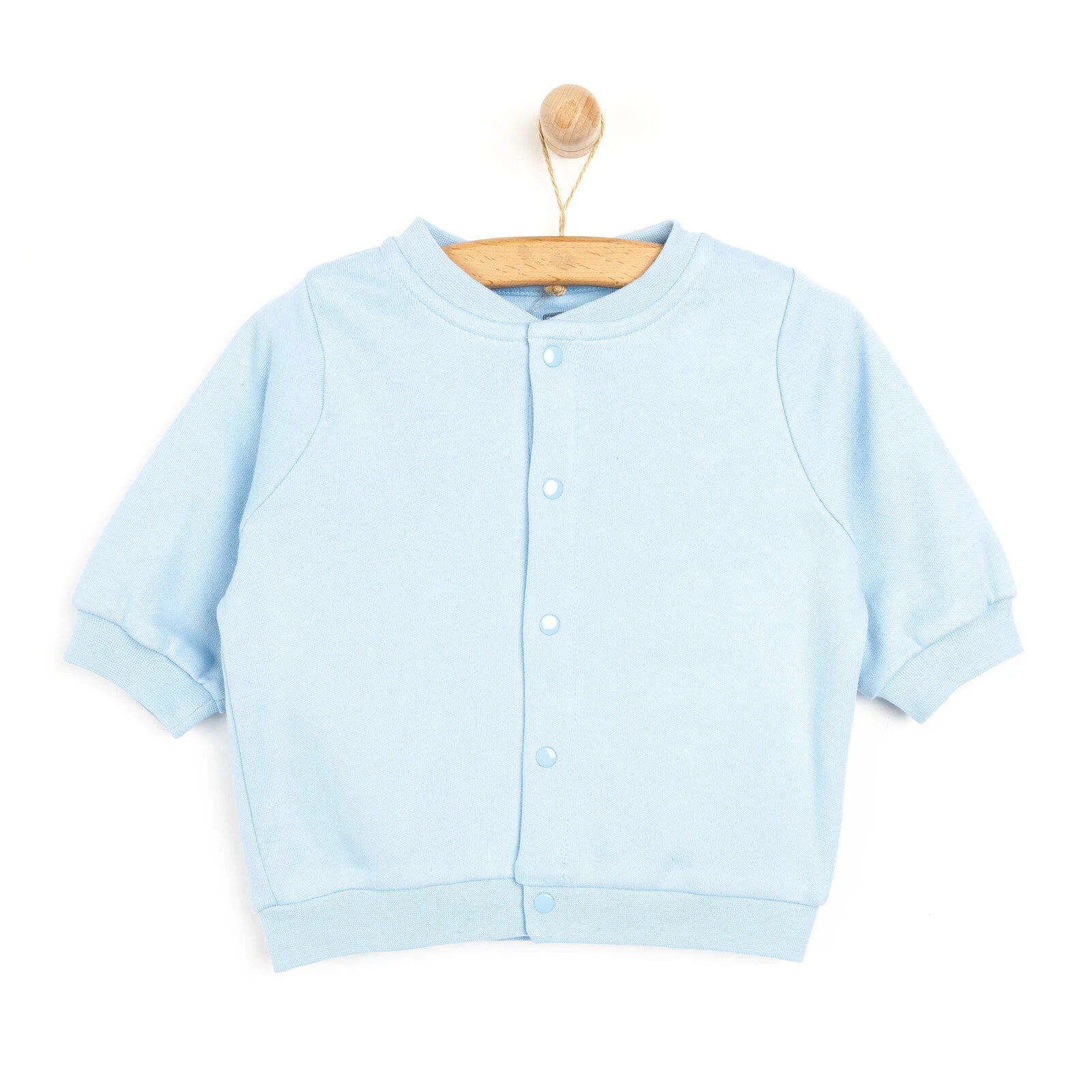 HelloBaby Basic Ribbed Cardigan - Blue - ebebek - Black Friday