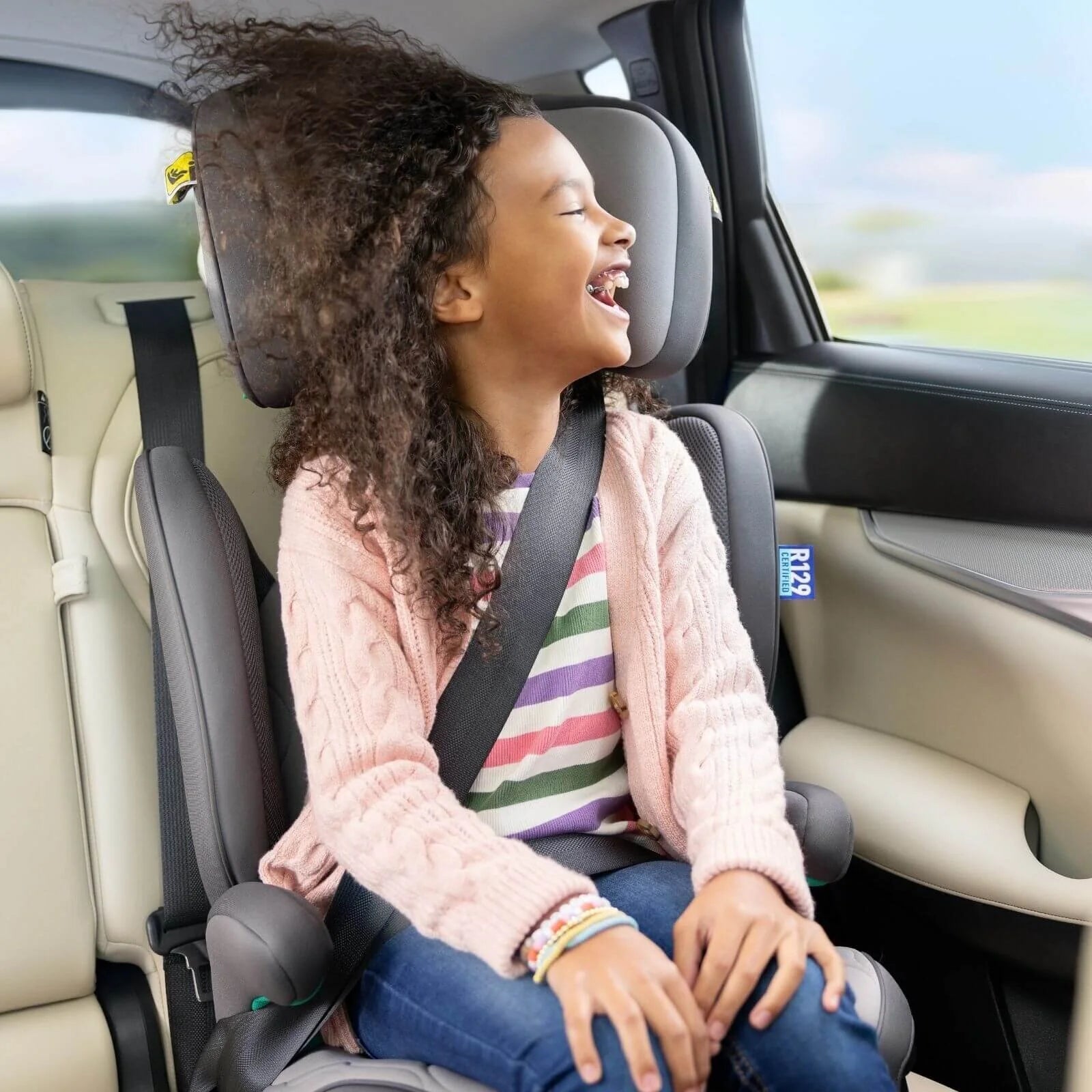 Graco Affix i - Size R129 ISOFIX Highback Booster Car Seat - Midnight - ebebek - Black Friday