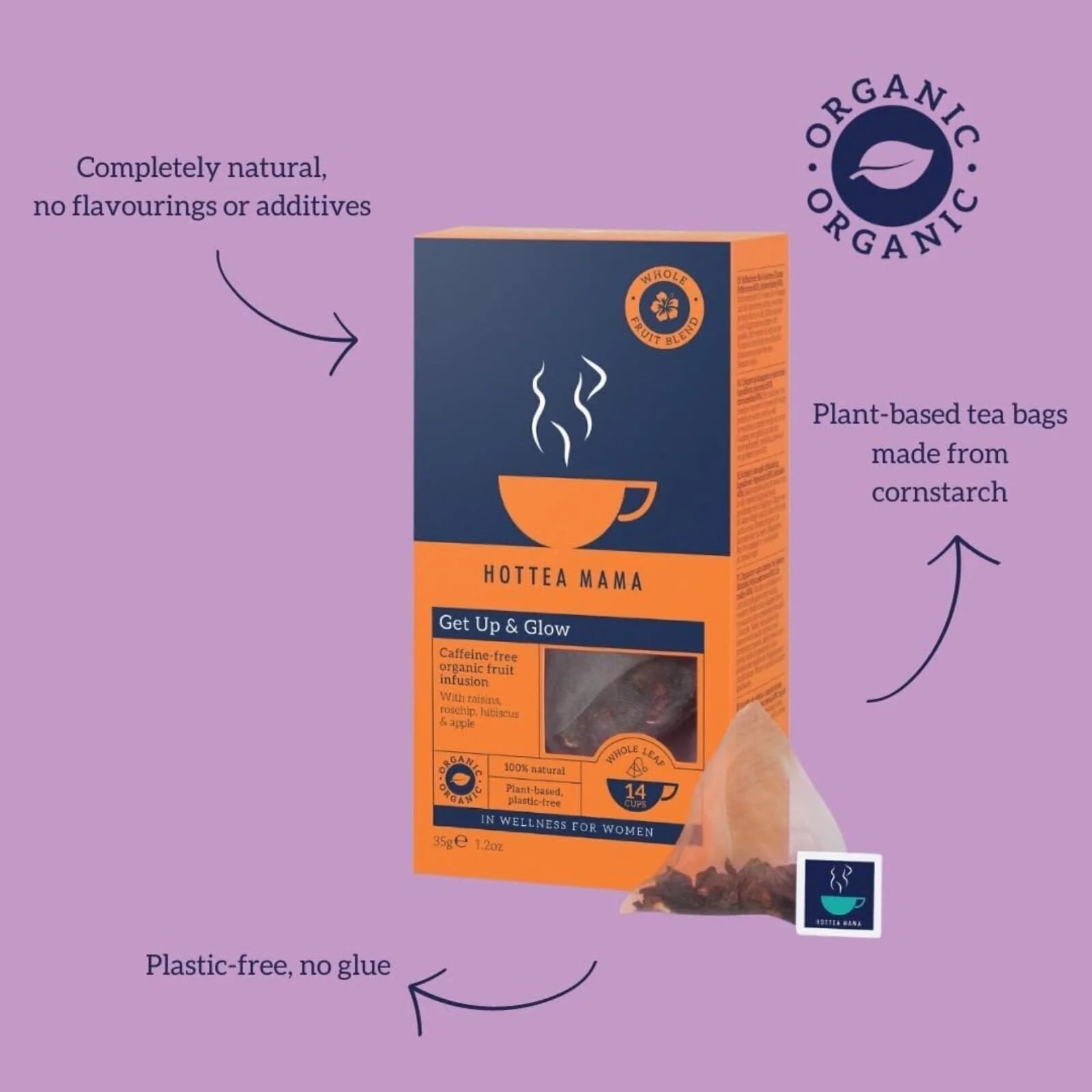 HotTea Mama Organic Get Up & Glow - ebebek - Black Friday